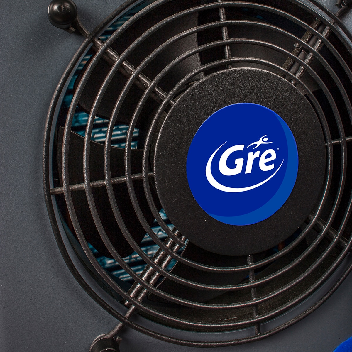 Bomba de calor mini para pequeño volumen de agua30 m3 Gris / Azul-10