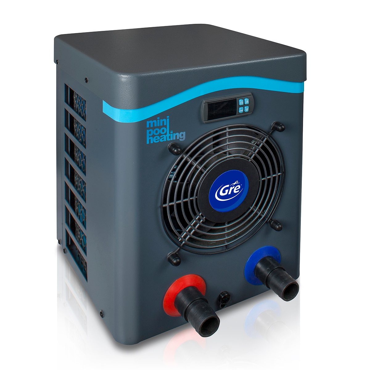 Bomba de calor mini para pequeño volumen de agua20 m3 Gris / Azul-2