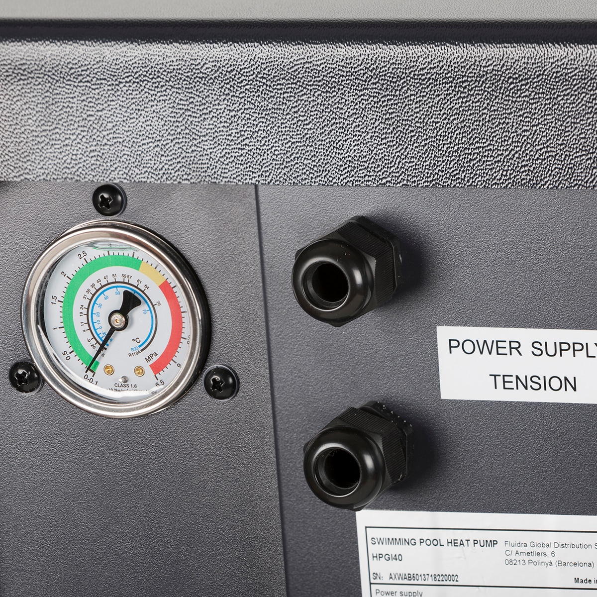 Bomba de calor Full Inverter con conectividad para piscinas de hasta 60 m3 9,5 KW Gris / Azul-14