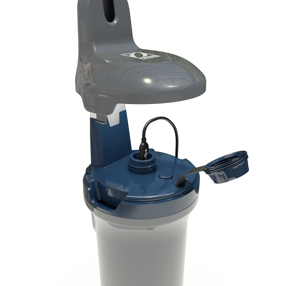 Analizador inteligente con conectividad Blue Connect Gold, analiza cloro, ph, temperatura y sal Gris-19