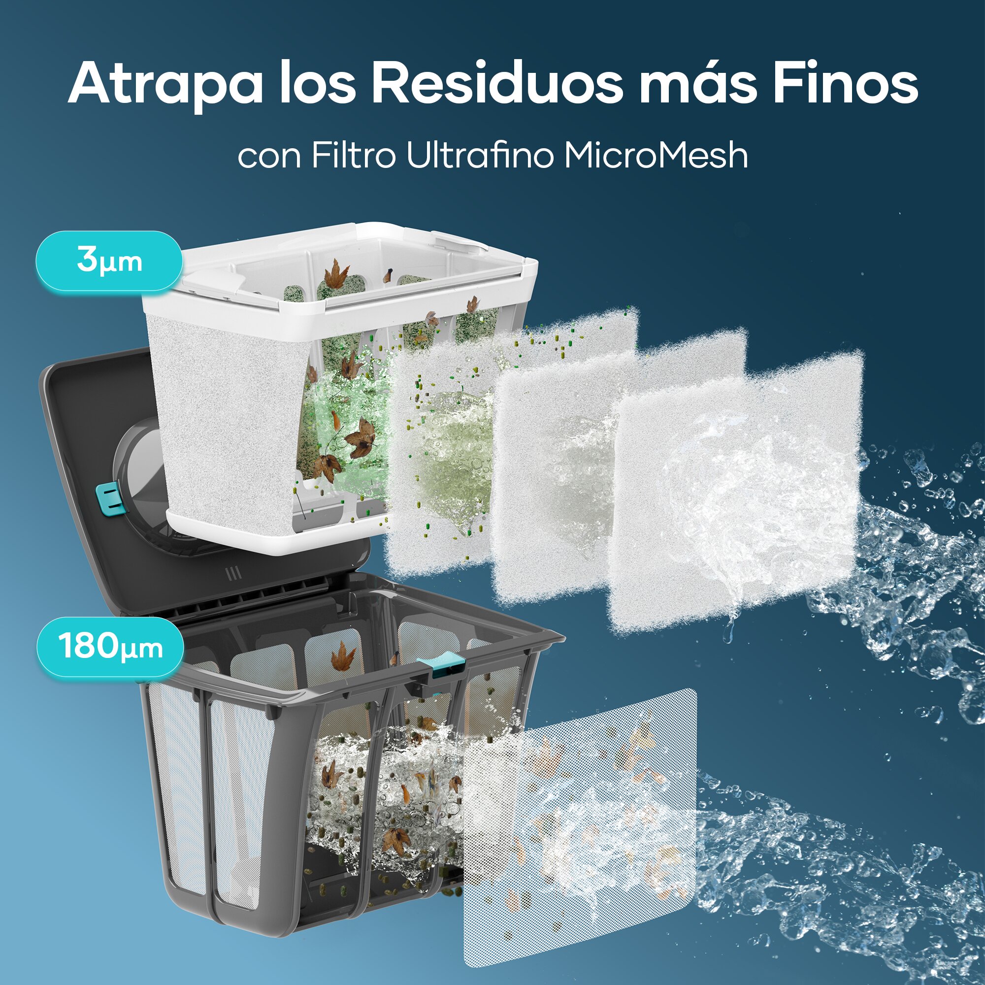 Robot limpiafondos Aiper Scuba S1 inalámbrico Gris-6