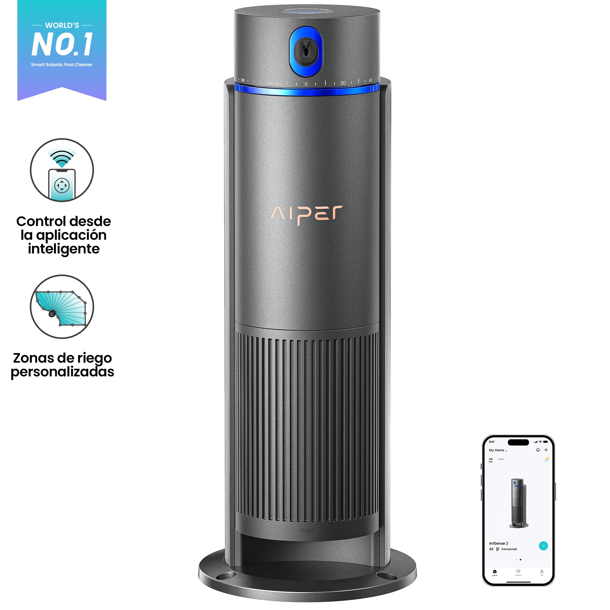 Sistema de riego automático Irrisense 2 Gris-3