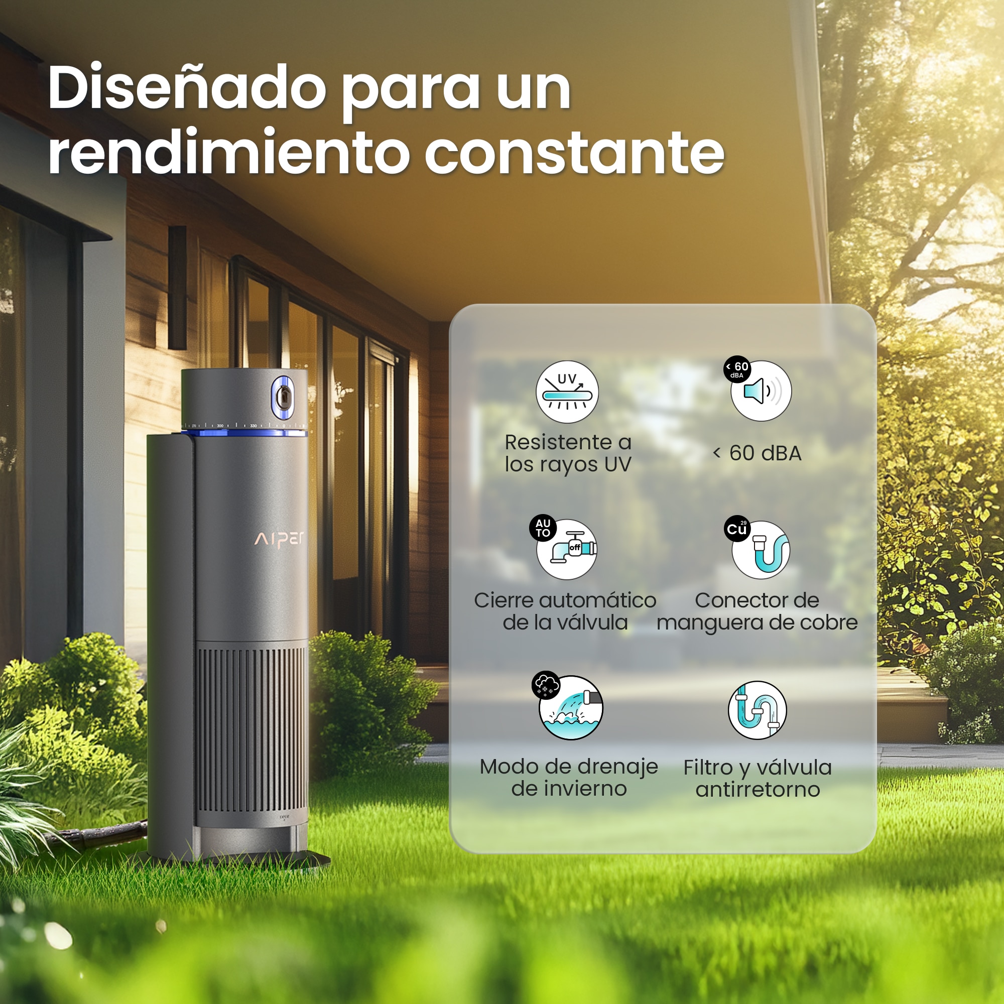 Sistema de riego automático Irrisense 2 Gris-7