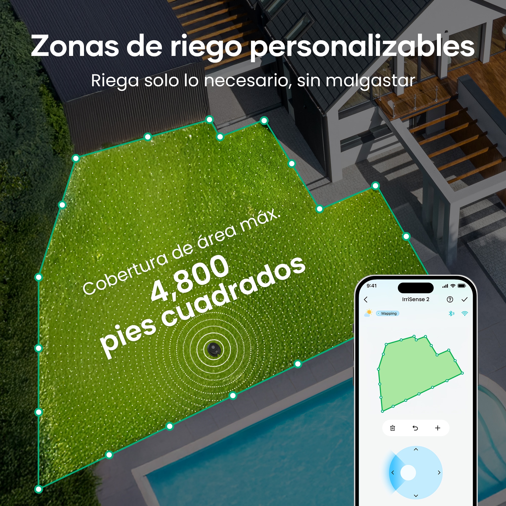 Sistema de riego automático Irrisense 2 Gris-8