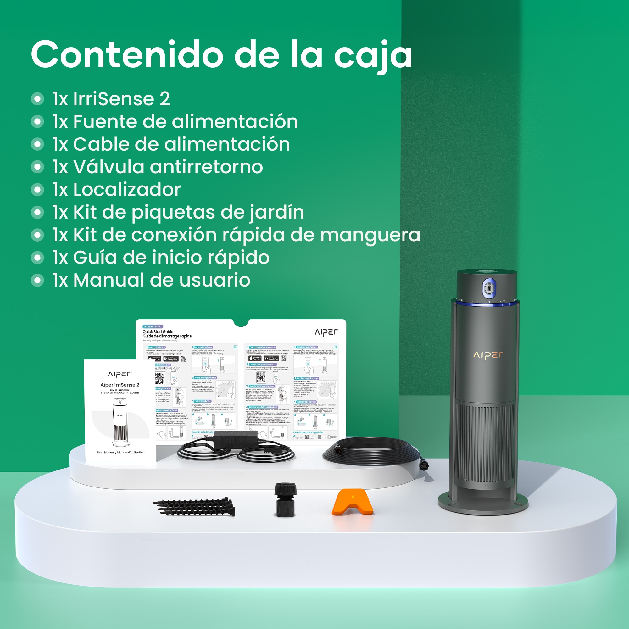 Sistema de riego automático Irrisense 2 Gris-13