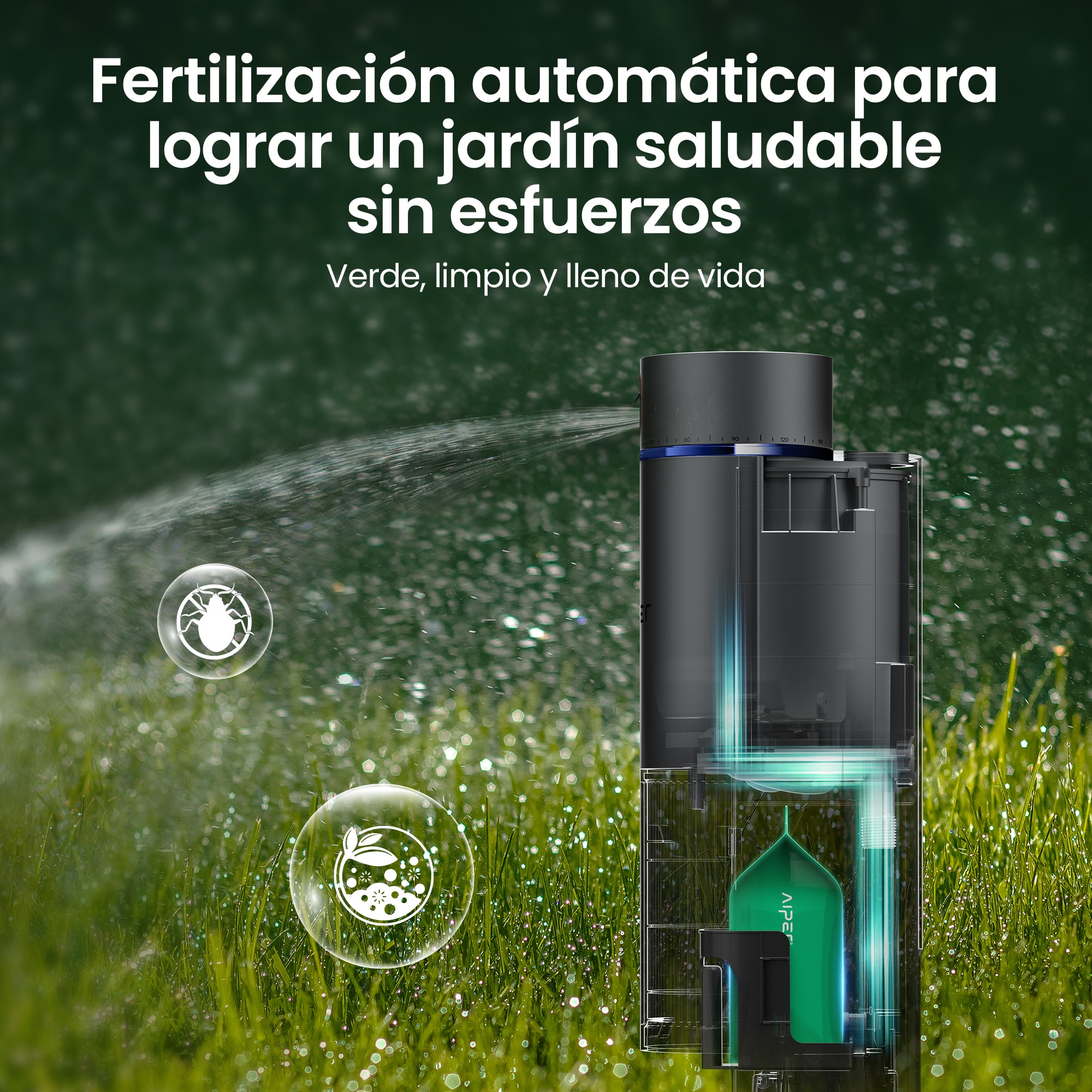 Sistema de riego automático Irrisense 2 Gris-17