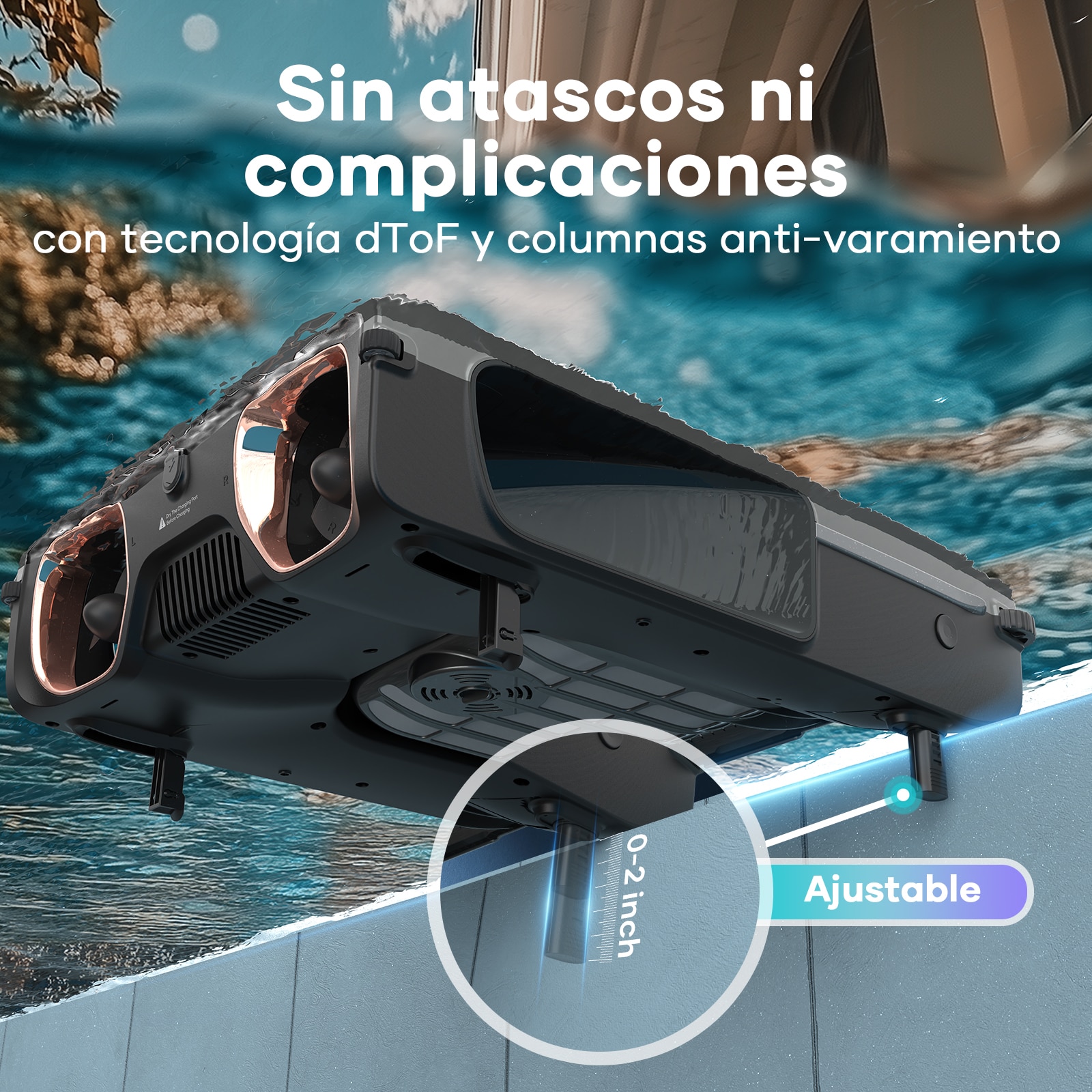 Robô Aiper EcoSurfer Cinzento-7