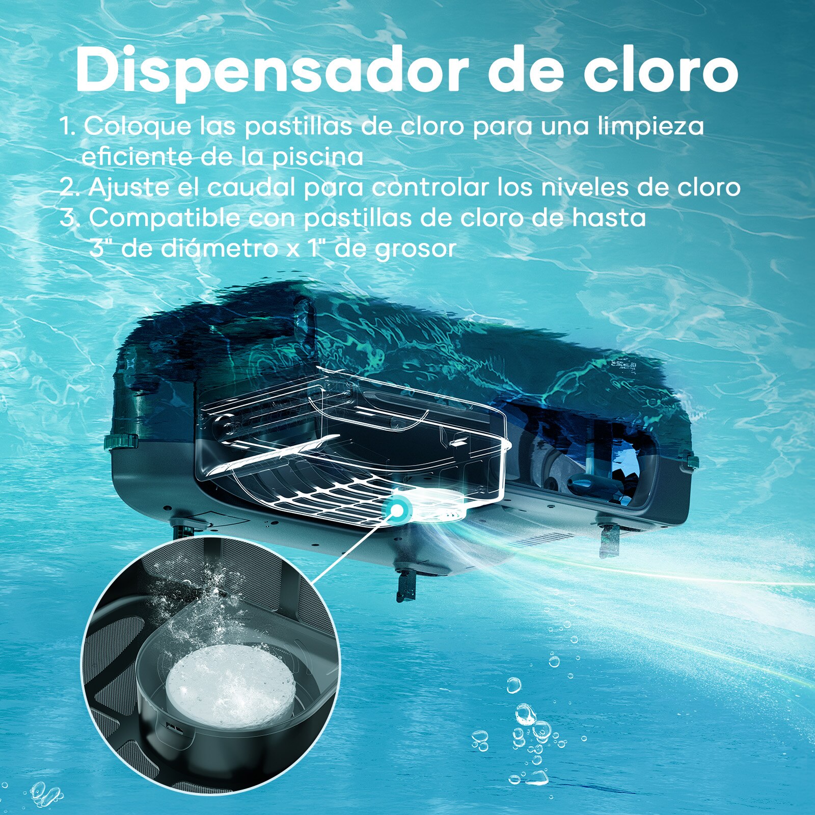 Robô Aiper EcoSurfer Cinzento-9