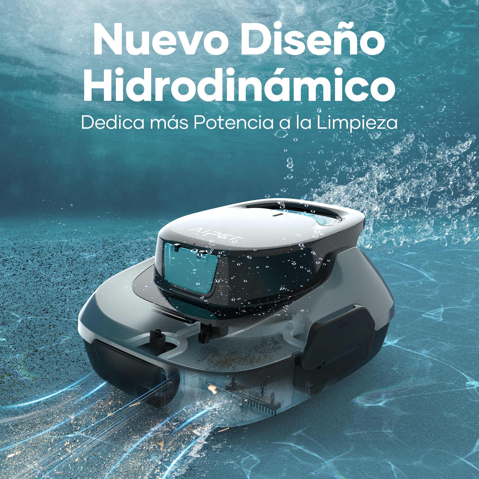 Robot limpiafondos inalámbrico Aiper Scuba SE Gris-2