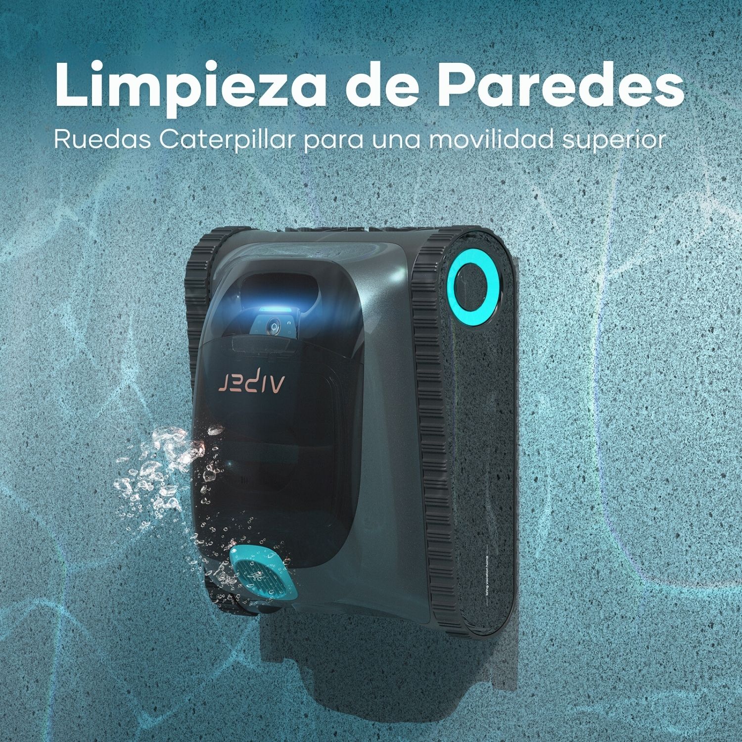 Robot Limpiafondos de Batería SCUBA S1 Fondo, Paredes y Línea  - 150 minutos Gris / Negro-8