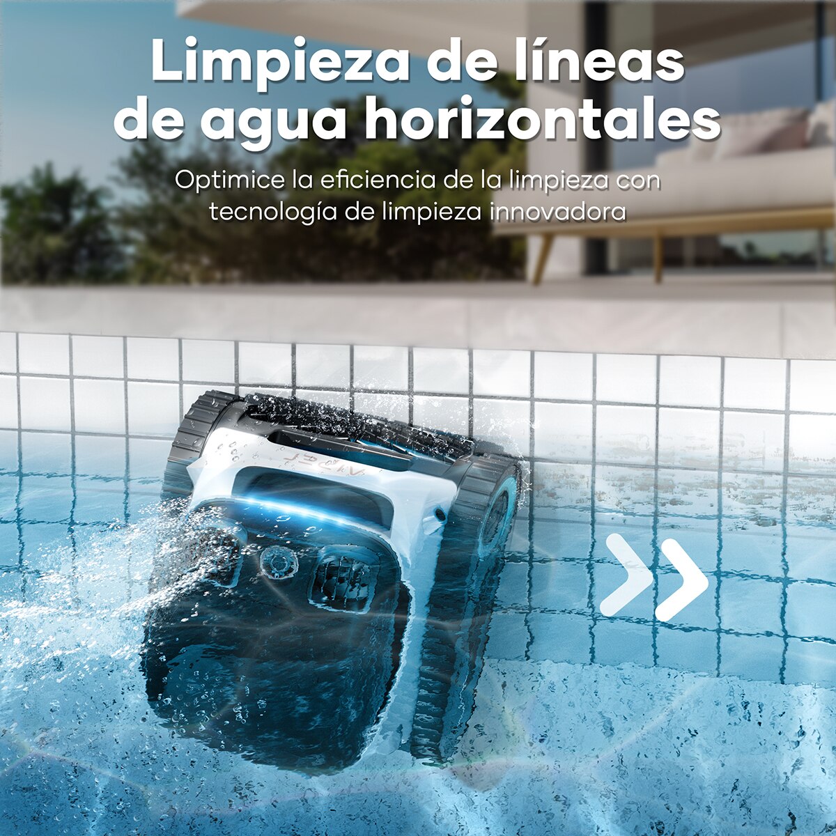 Limpiador Robótico Inalámbrico para piscinas Scuba X1 Pro Gris-18