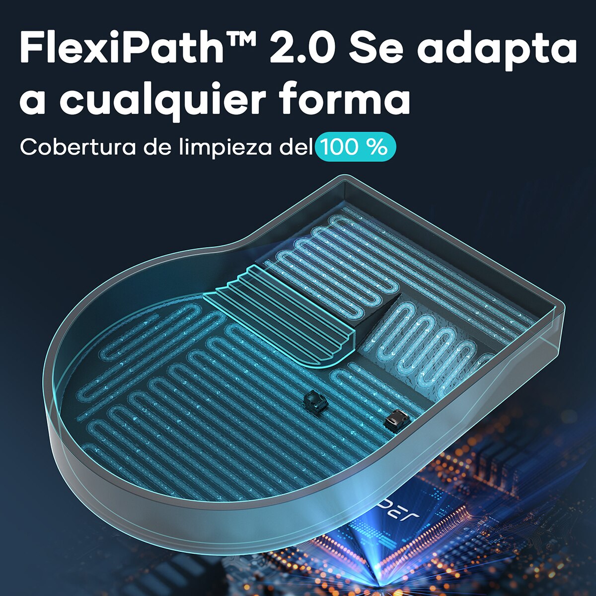 Limpiador Robótico Inalámbrico para piscinas Scuba X1 Pro Max Gris-5