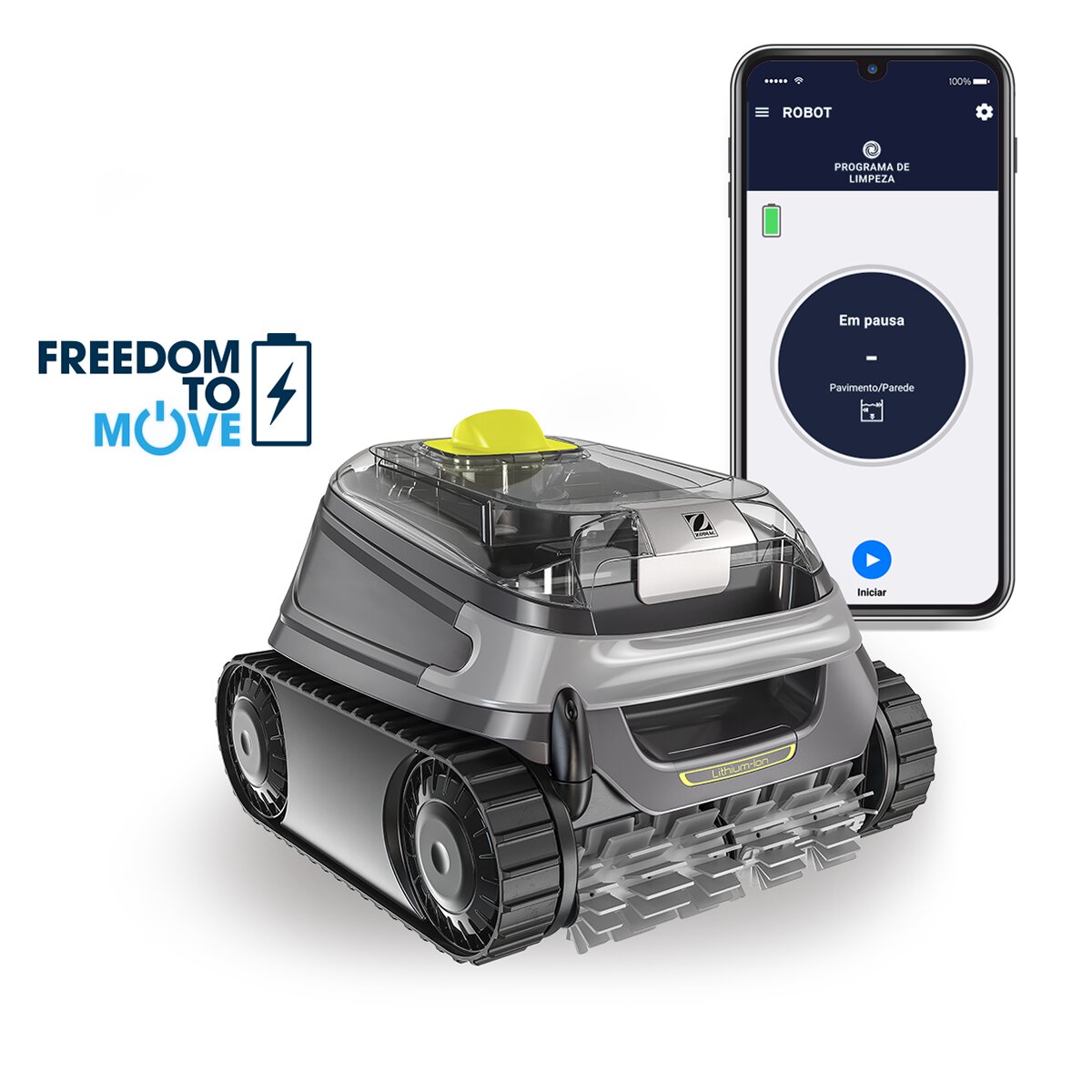 Robot Zodiac a batería CNX-Li 5220 iQ Gris-12