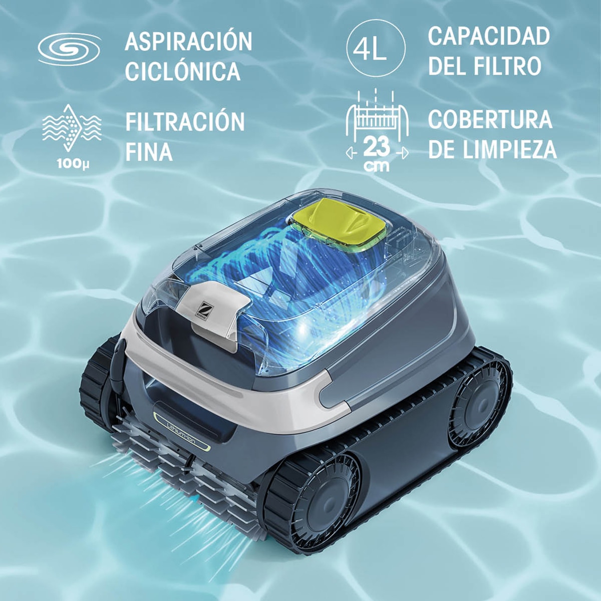Robot Zodiac a batería CNX-Li 5220 iQ Gris-14