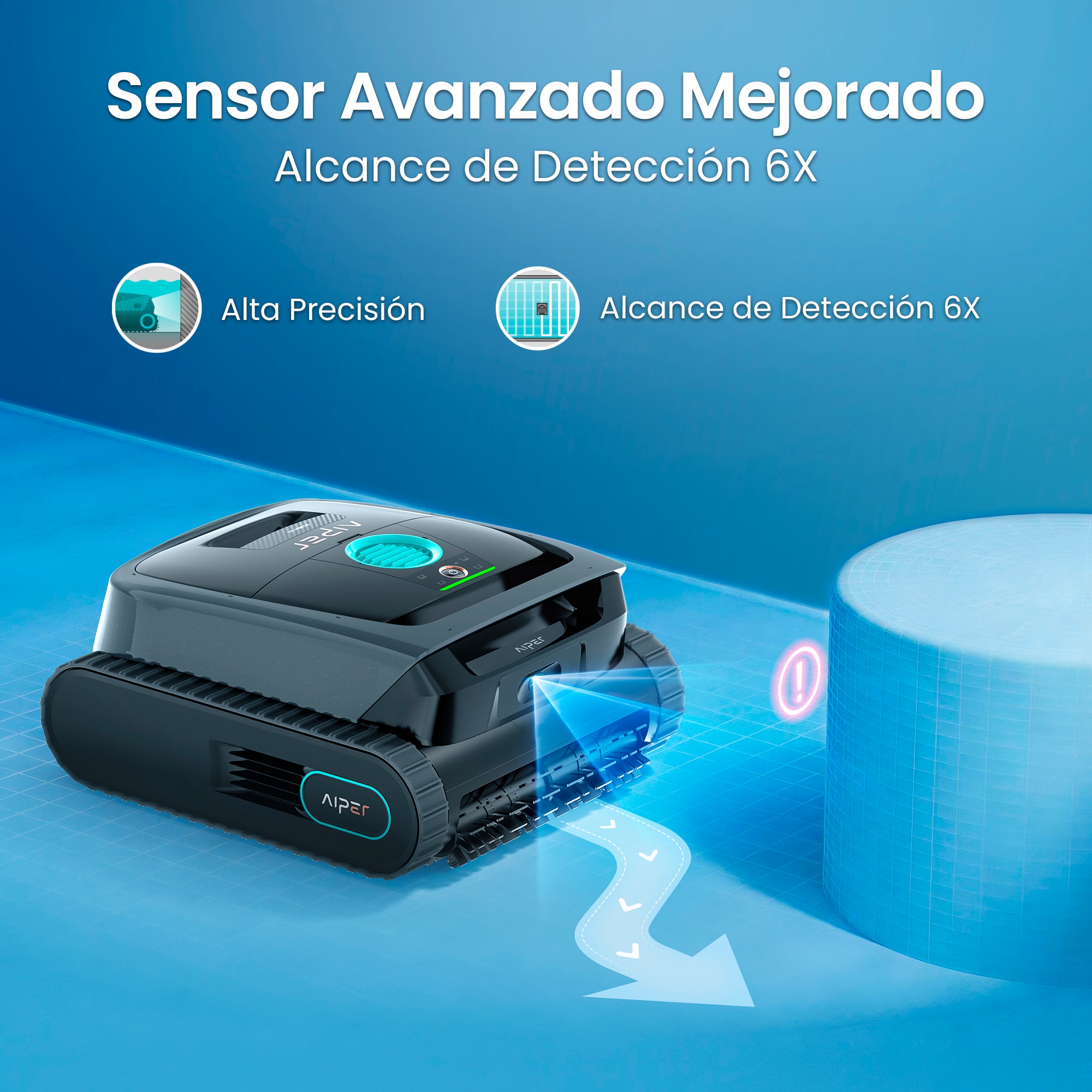 Robot limpiafondos Scuba S3 Aiper Gris-14