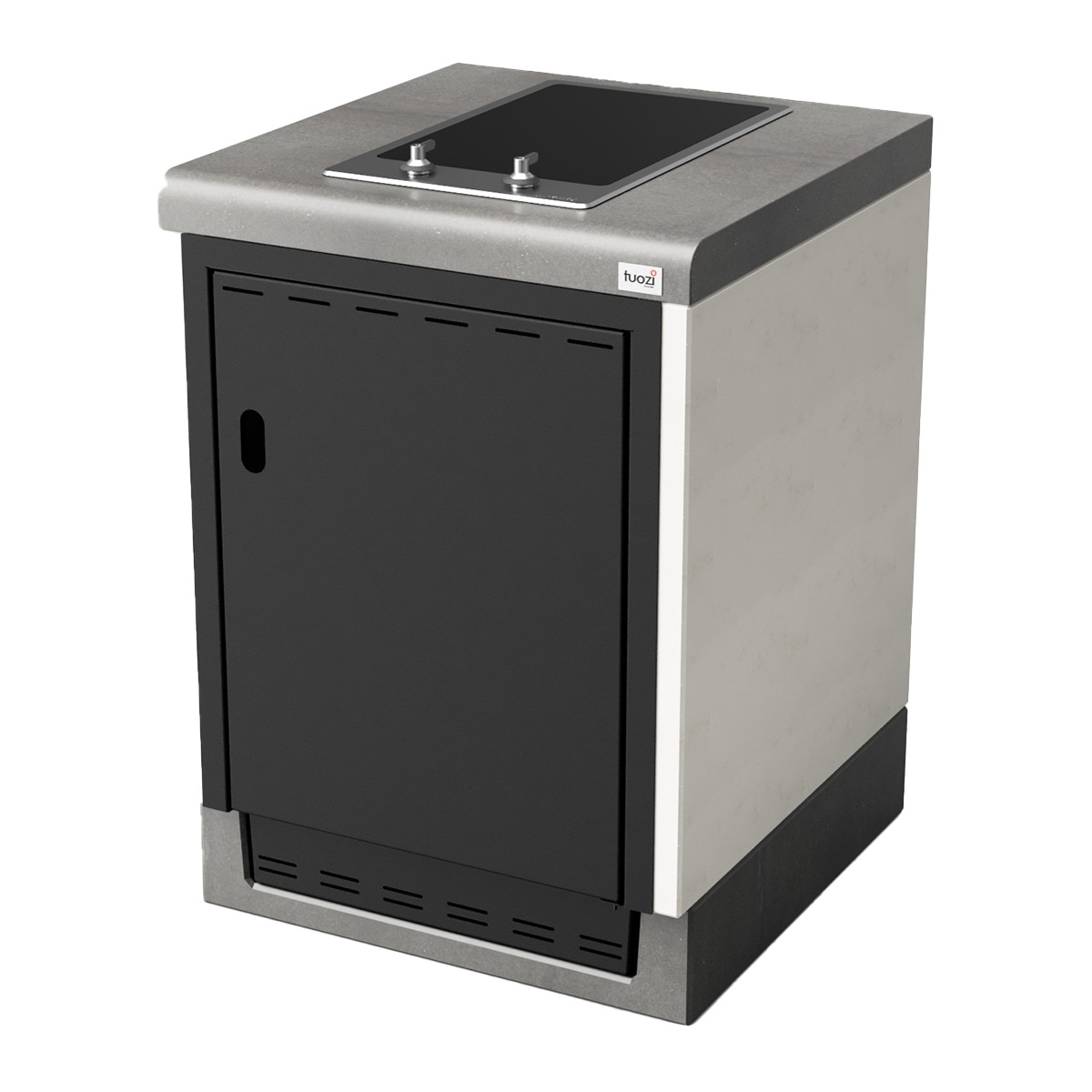 Módulo vitrocerámica Smeg Kitaway Blanco / Negro-1