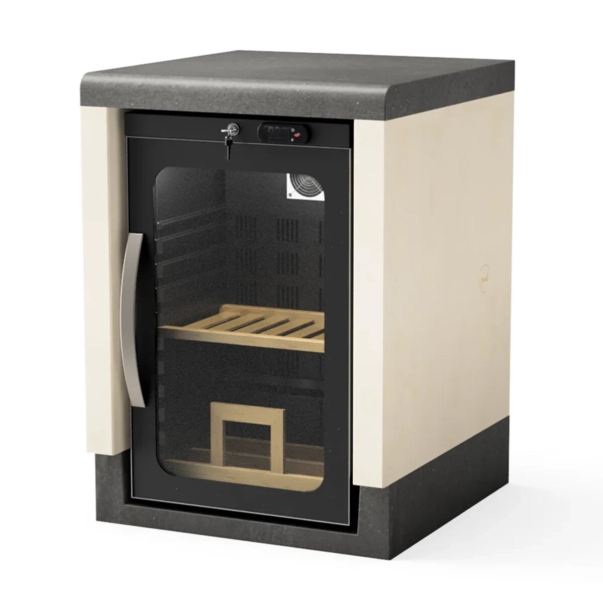 Modulo Tuozi Kitaway [F] 61 Nevera/Cava Domo Blanco / Negro-1