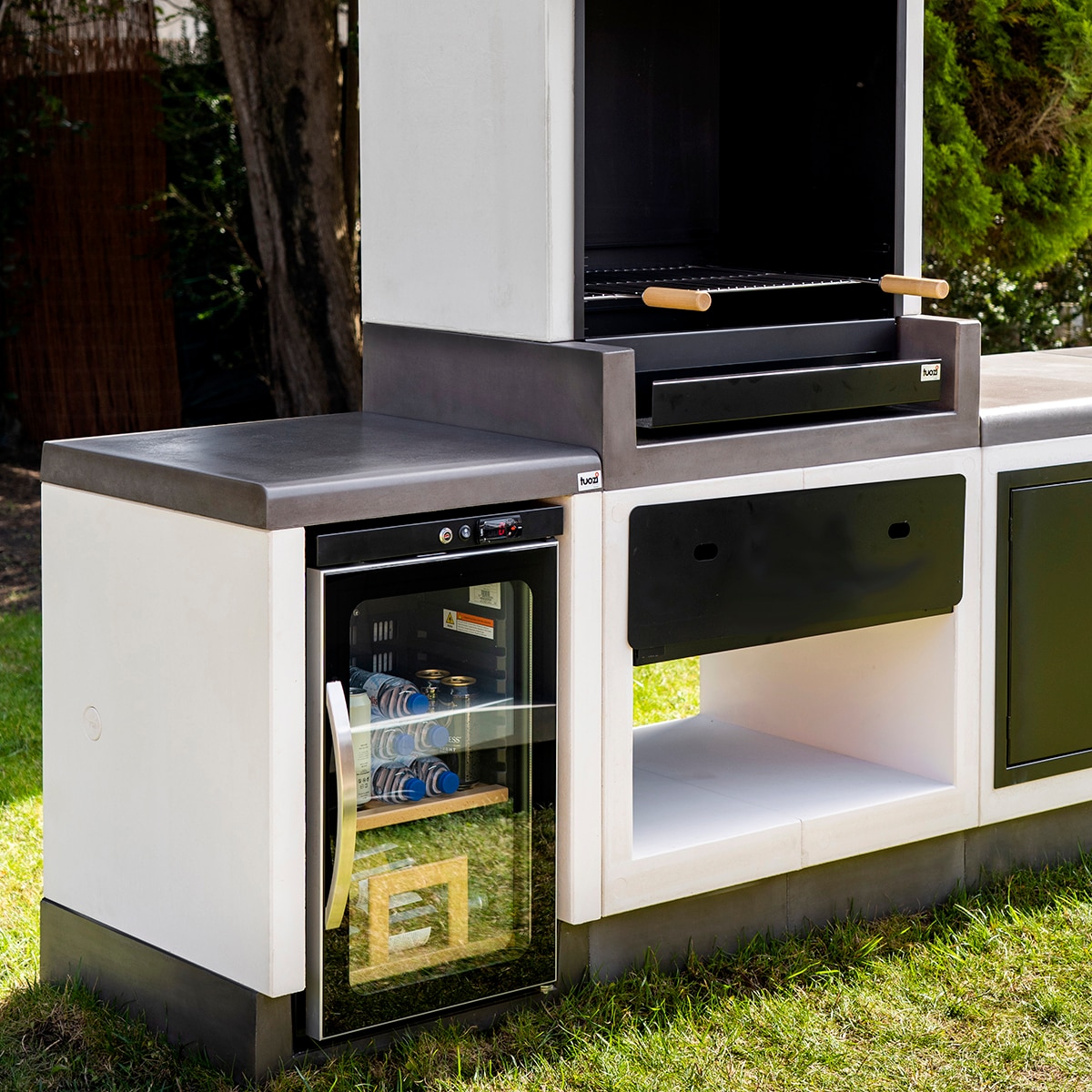 Modulo Tuozi Kitaway [F] 61 Nevera/Cava Domo Blanco / Negro-2