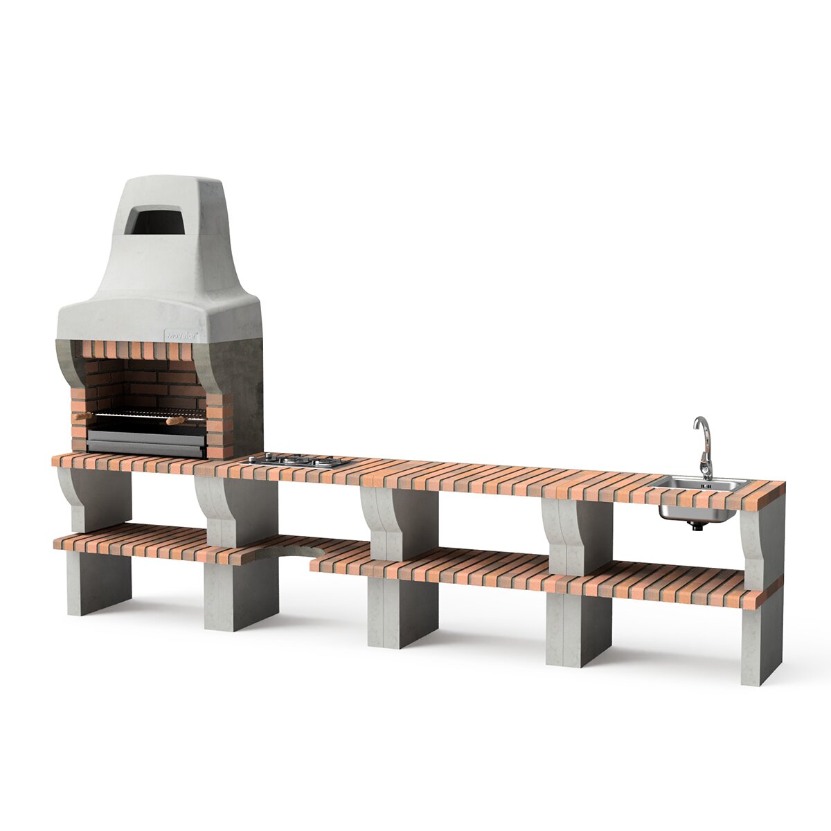 Imagen 0 de Barbacoa de obra Palermo P2