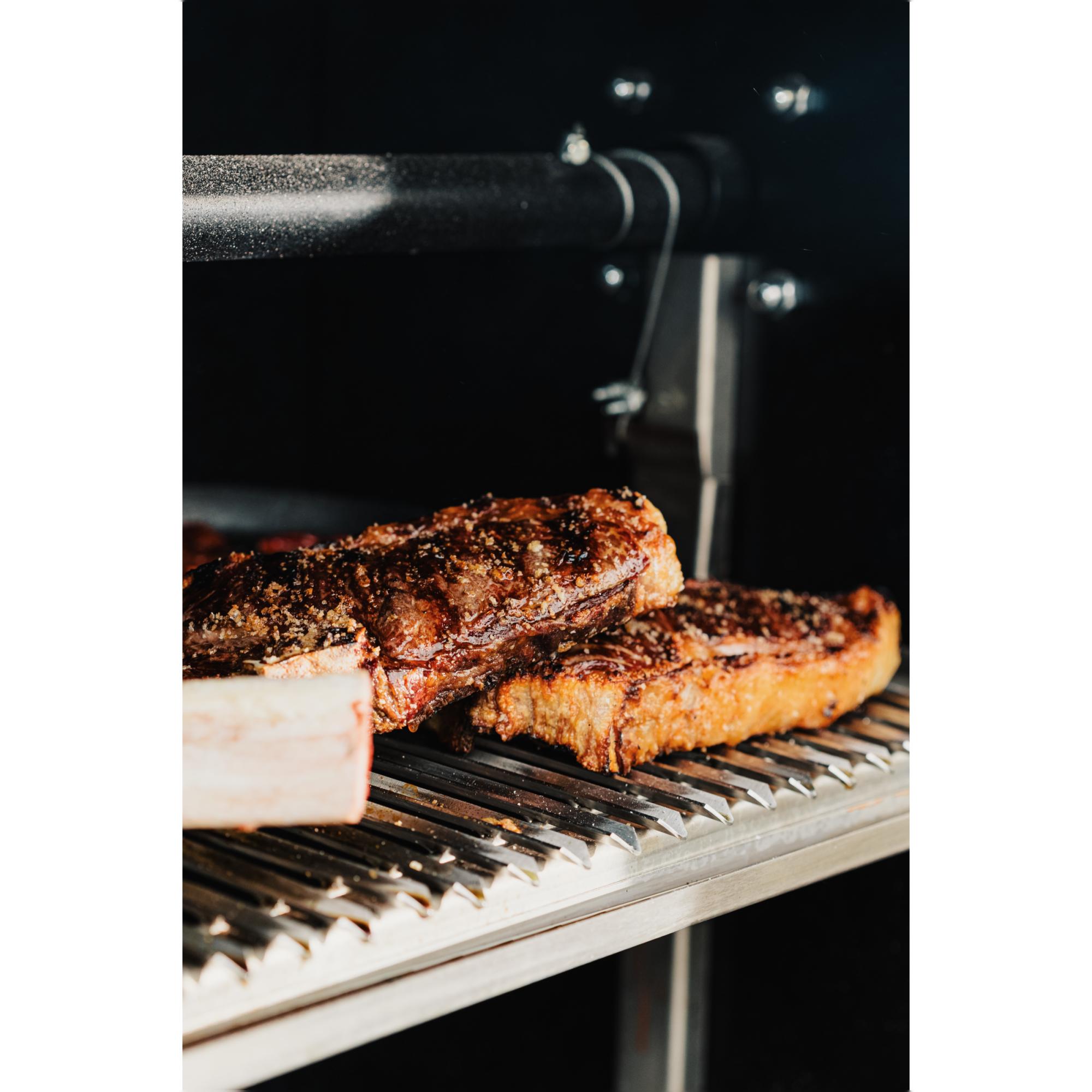 Barbacoa Tuozi Kitaway Argentino Xl [F] 126 C/ Brasero Lateral De Leña Domo Gris-7