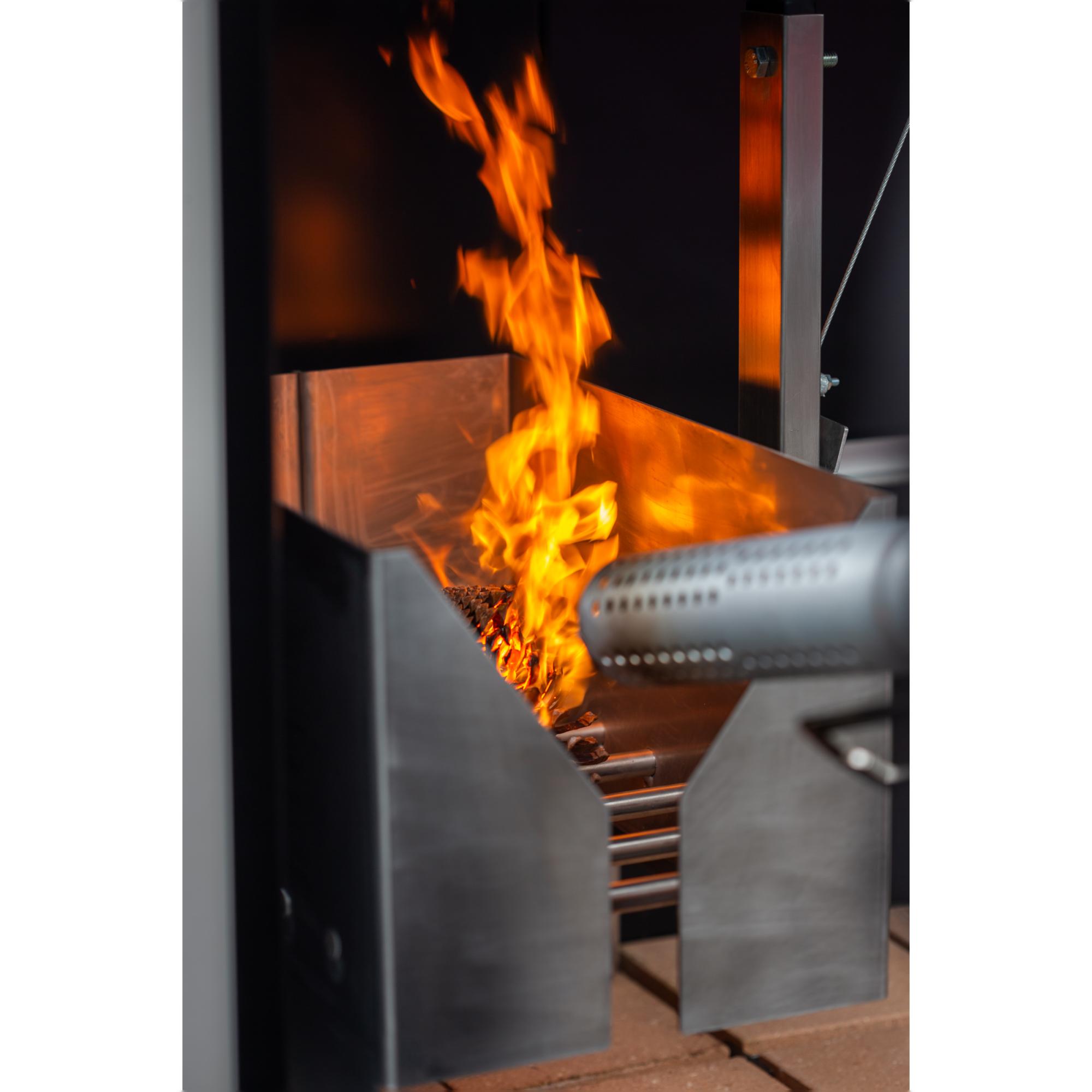 Barbacoa Tuozi Kitaway Argentino Xl [F] 126 C/ Brasero Lateral De Leña Domo Gris-11