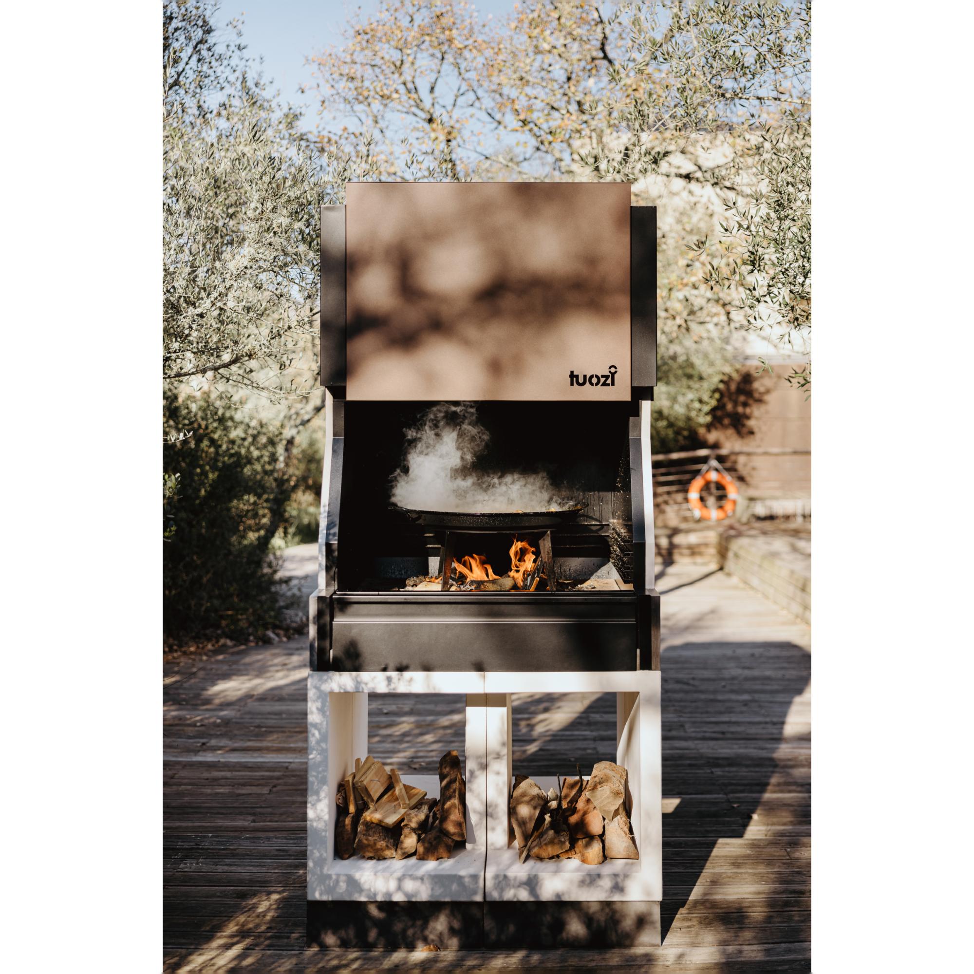 Barbacoa Tuozi Kitaway La Valenciana [F] 100 Domo Gris-13