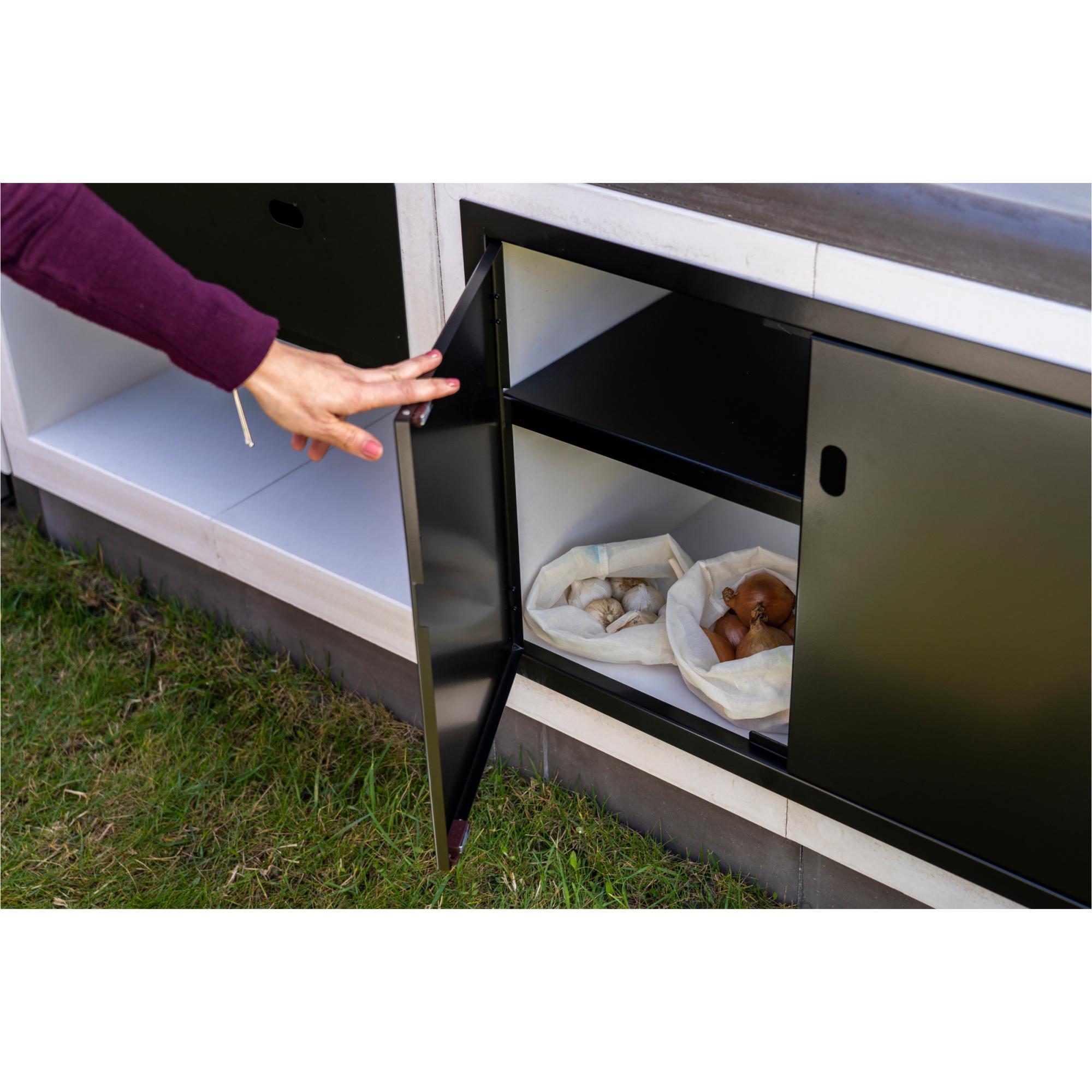Cocina De Exterior Tuozi Kitaway P34 Domo Gris-2