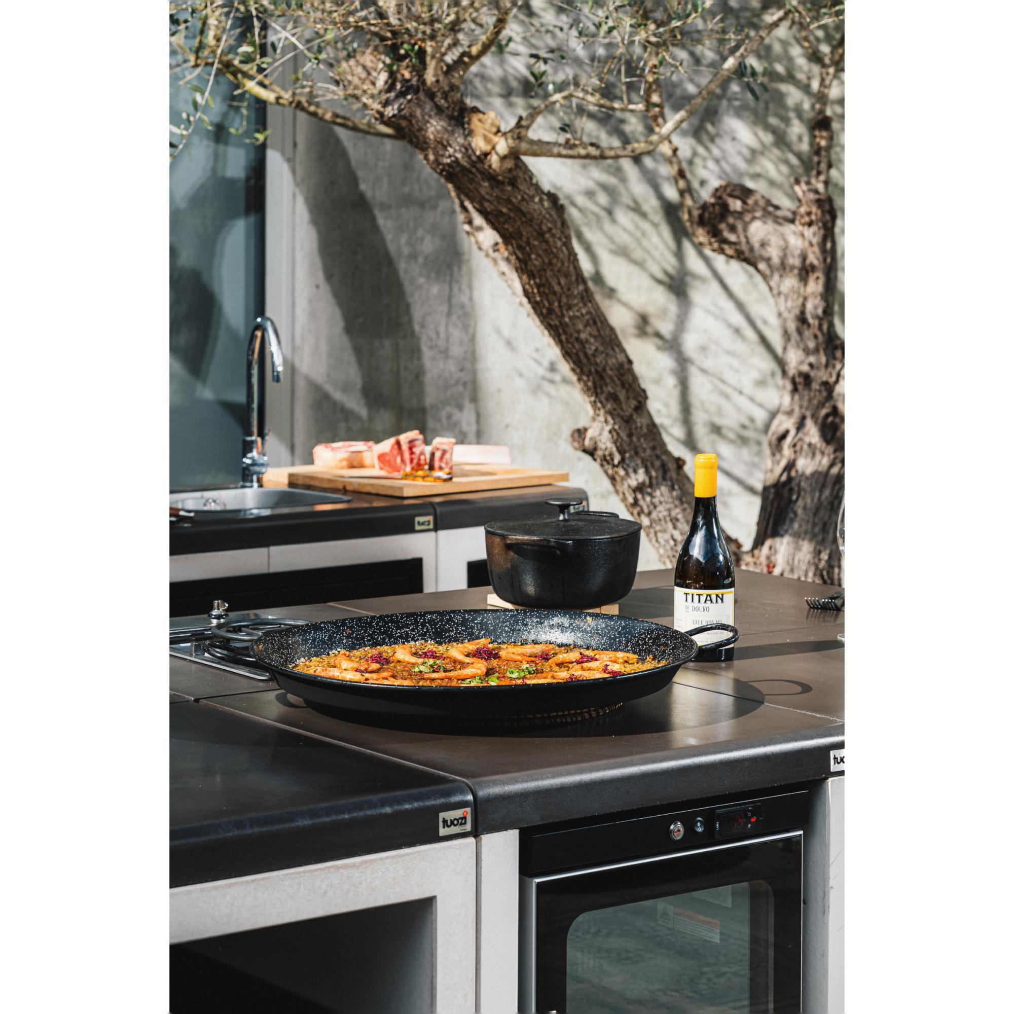 Cocina De Exterior Tuozi Kitaway P39 Domo Gris-7