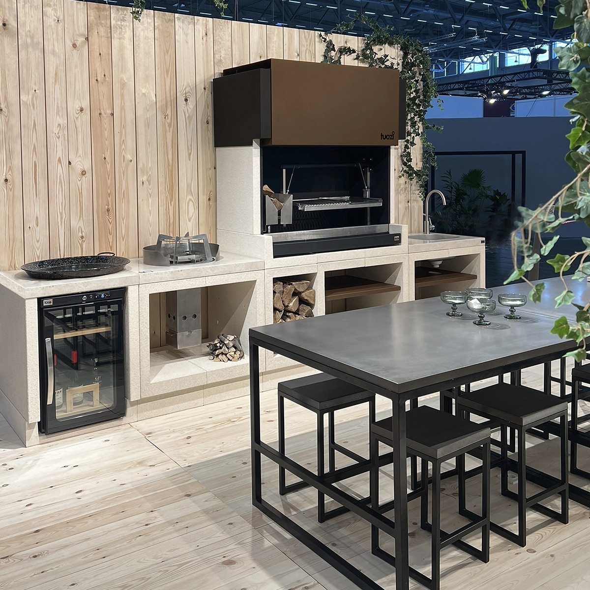 Barbacoa de obra KW Arena Arg XL Beige-3