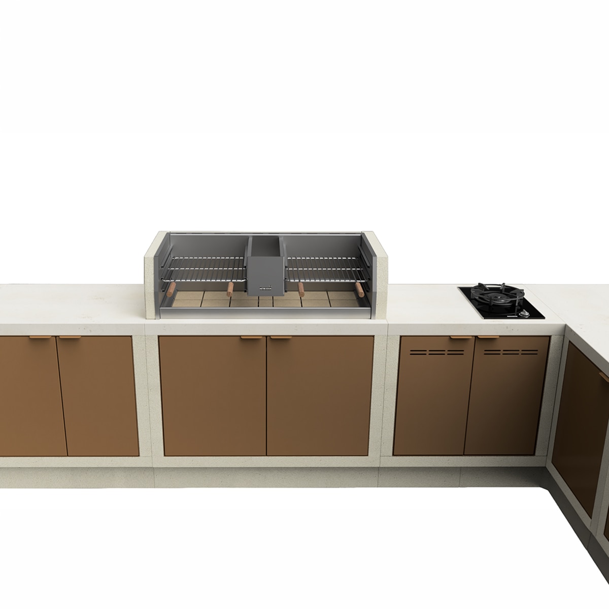 Barbacoa de obra KW Arena Arg 114 Beige-2