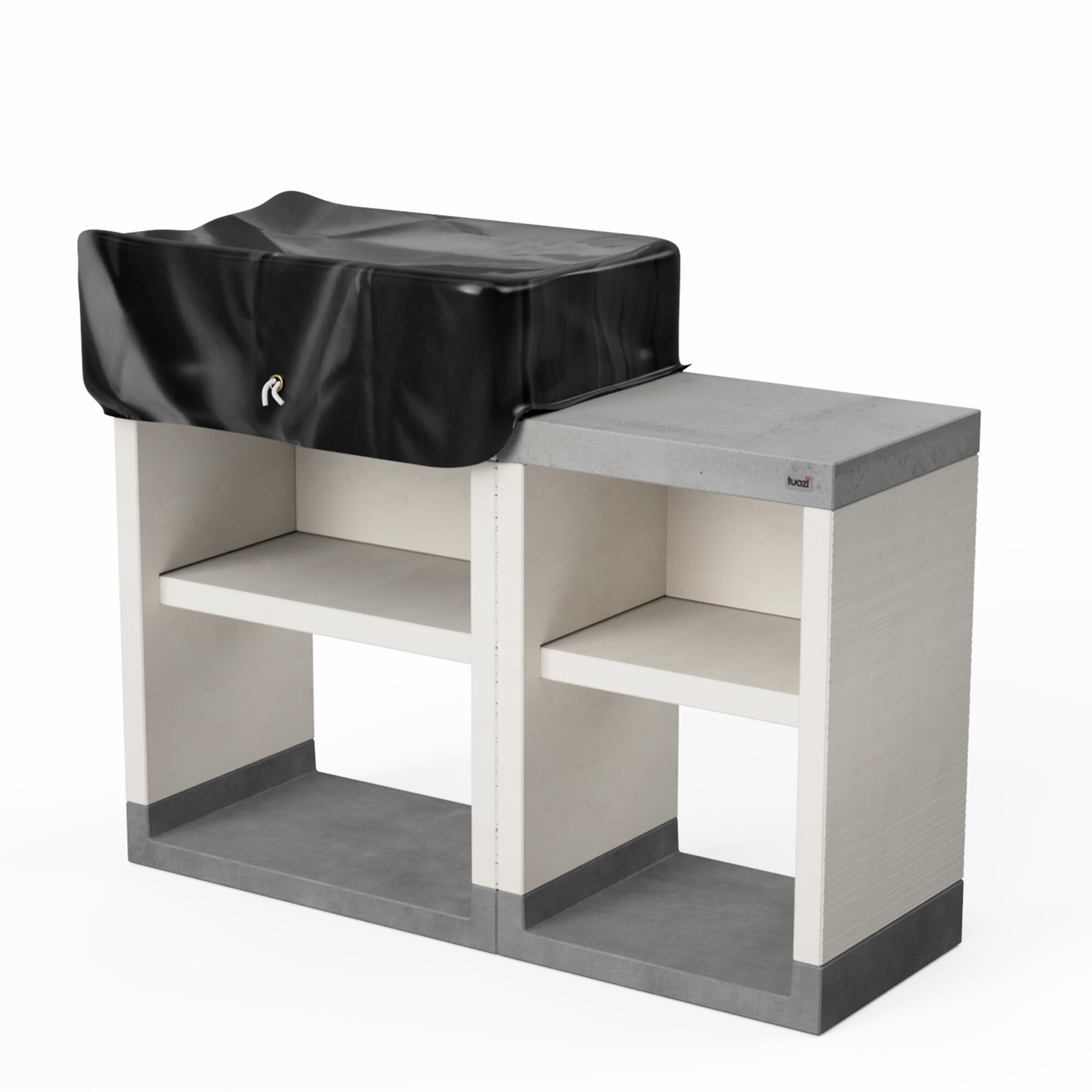 Barbacoa de obra Venit Pack 2 Gris-2