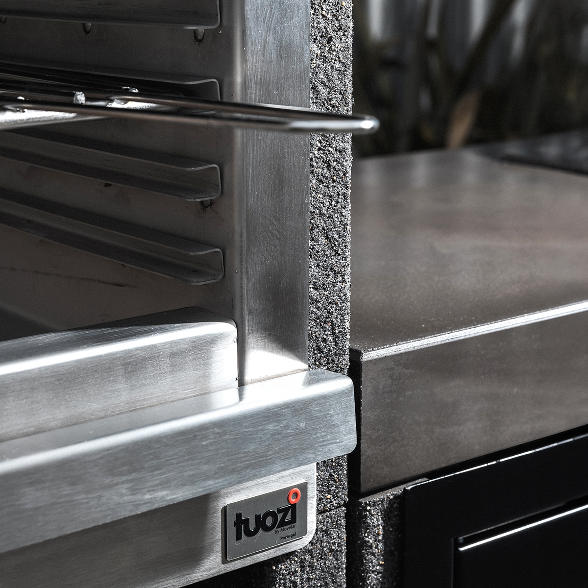 Barbacoa de obra Black Venit Inox Gris-2
