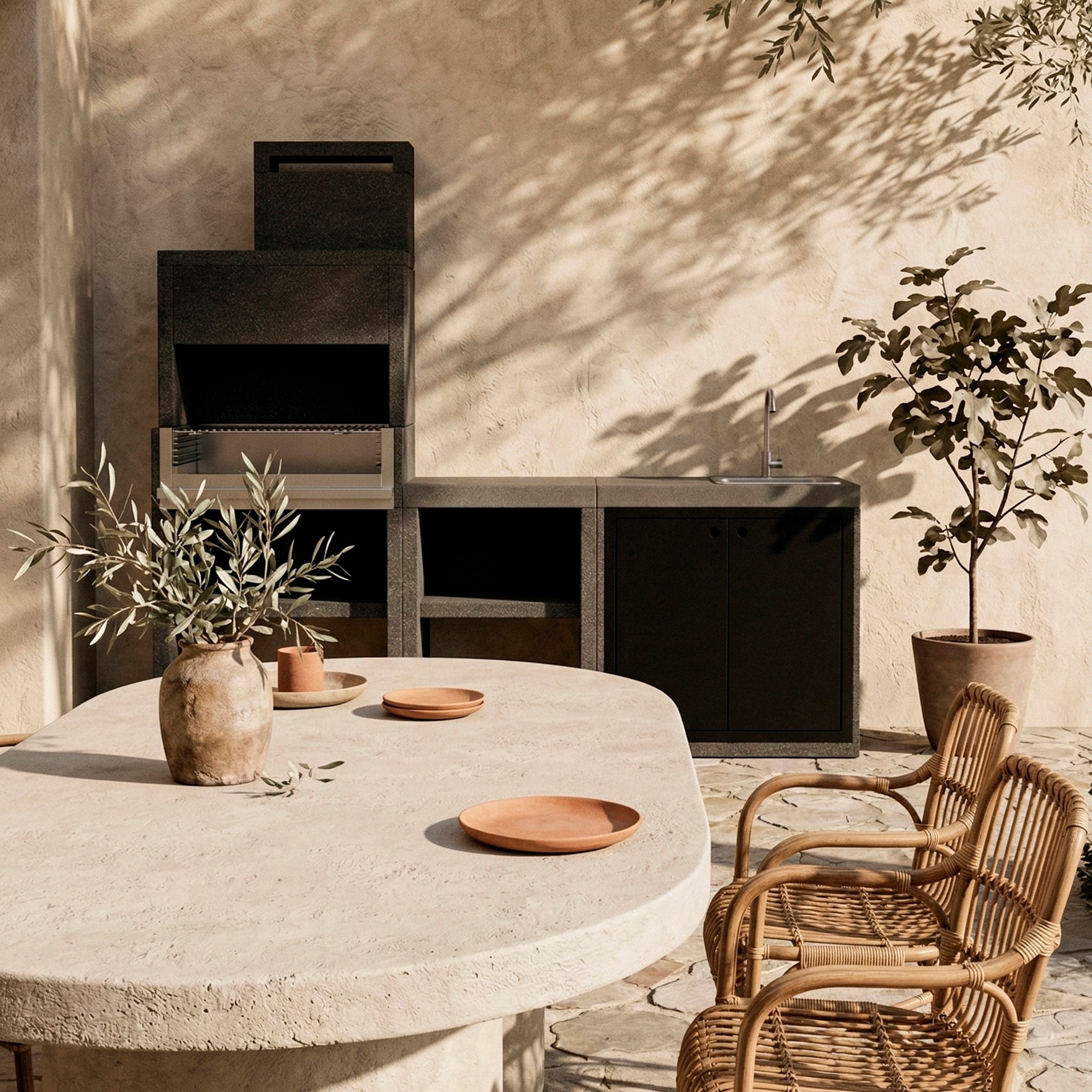 Cocinha De Exterior Plan Venit P2 Veno Gris-6