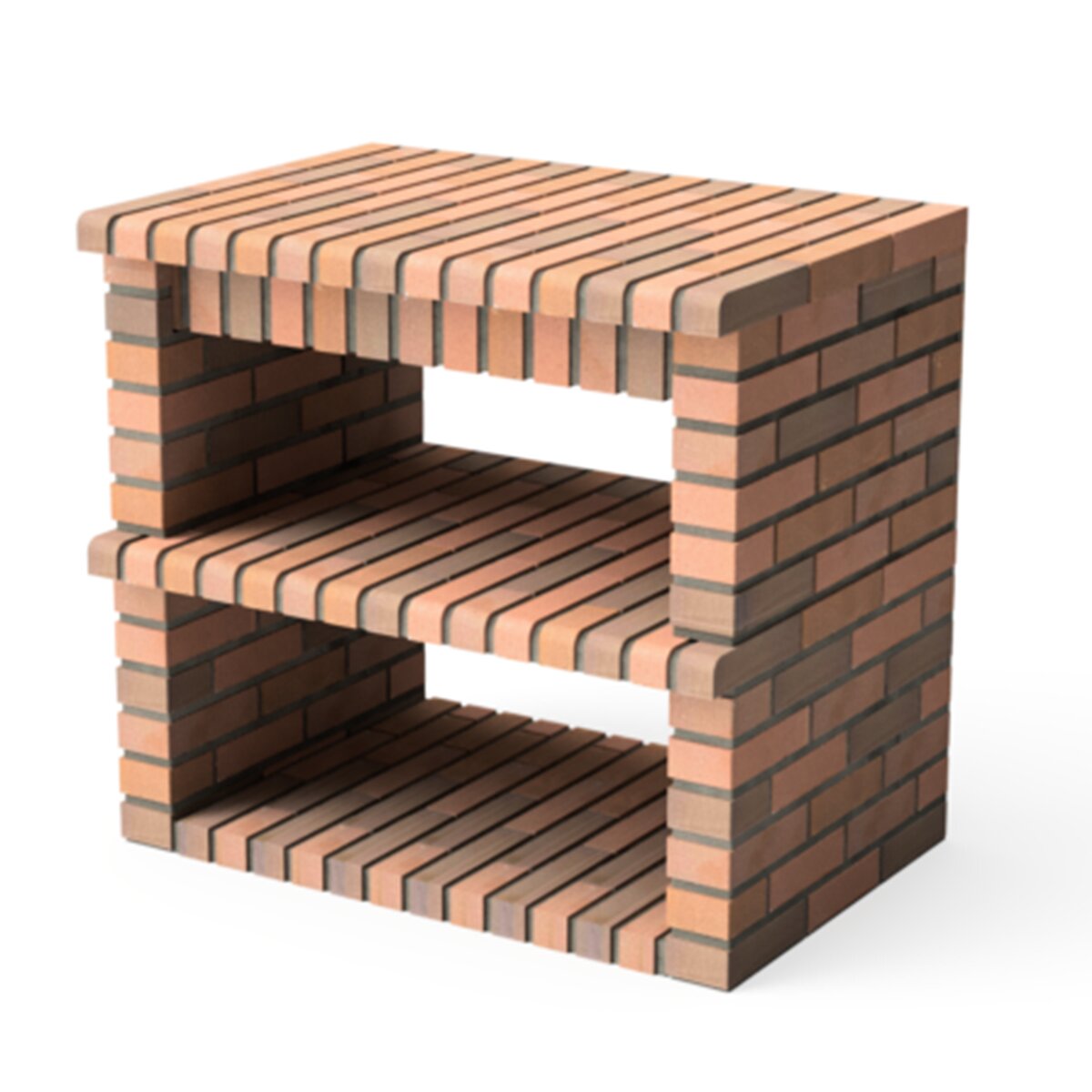 Modulo Bancada Movelar Volterra 95,5 Ladrillo Terracota Terracota-1