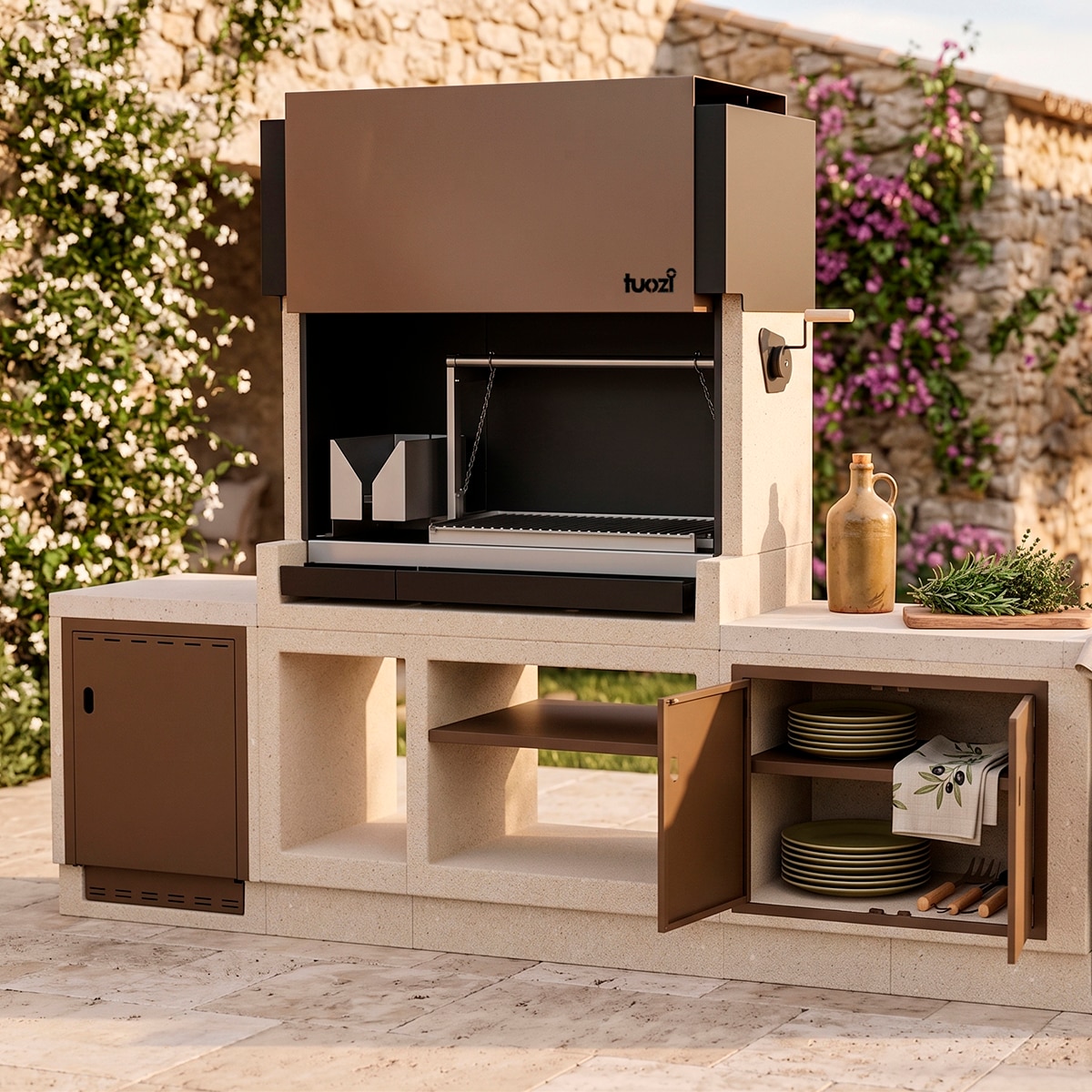 Modulo Tuozi Kitaway Arena Oxi 61 C/ Puerta Marrón-2