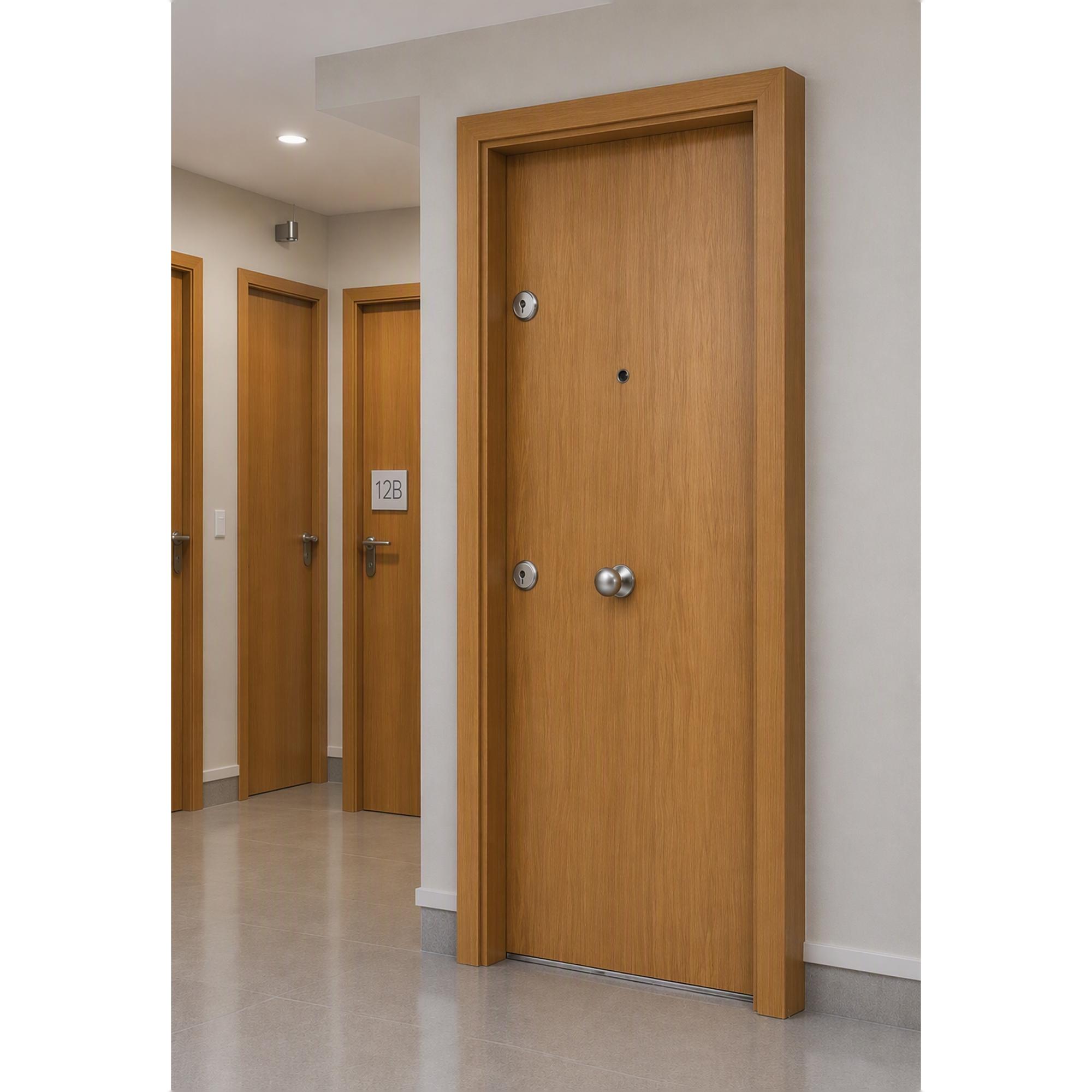 Puerta Acorazada Premium Tesa Roble/Blanco Roble / Blanco-3