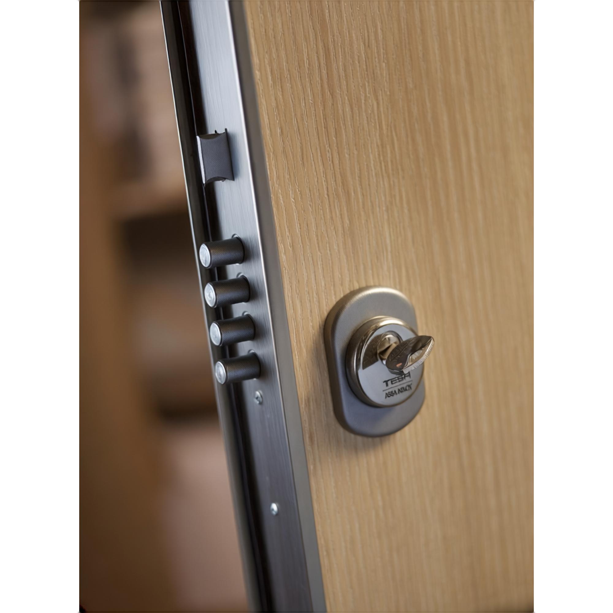 Puerta Acorazada Premium Tesa Roble/Blanco Roble / Blanco-4