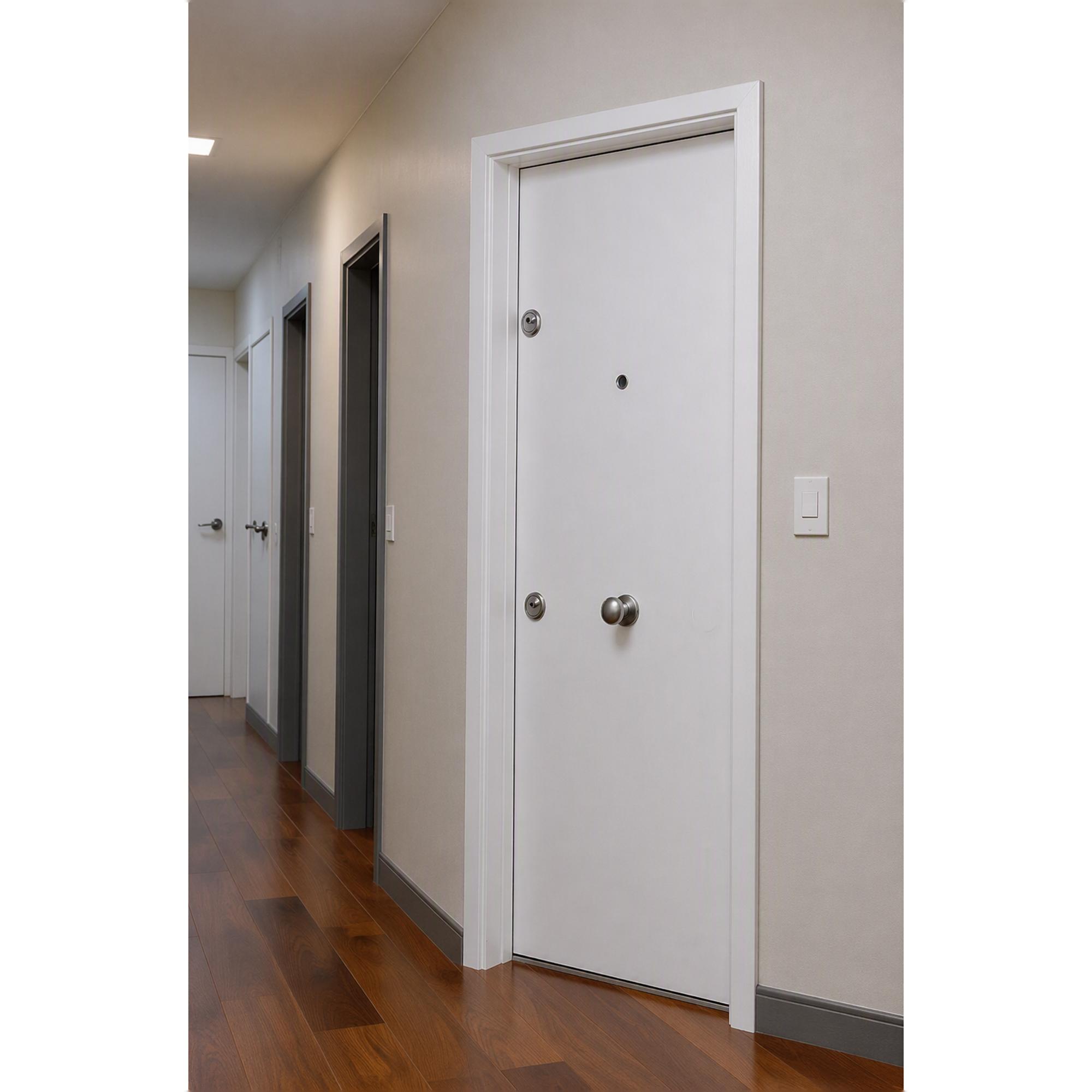 Puerta Acorazada Premium Tesa Blanco Blanco-3