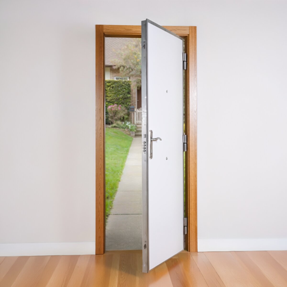 Imagen 0 de Puerta Acorazada Premium Tesa Roble/Blanco