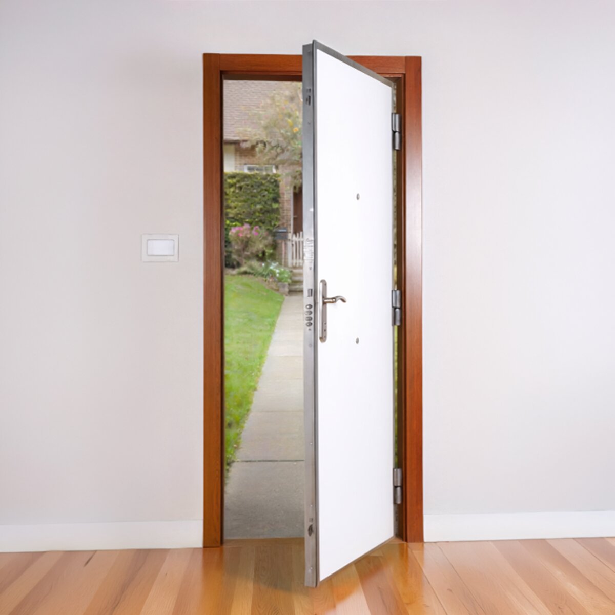 Imagen 0 de Puerta Acorazada Premium Tesa Sapelly / Blanco
