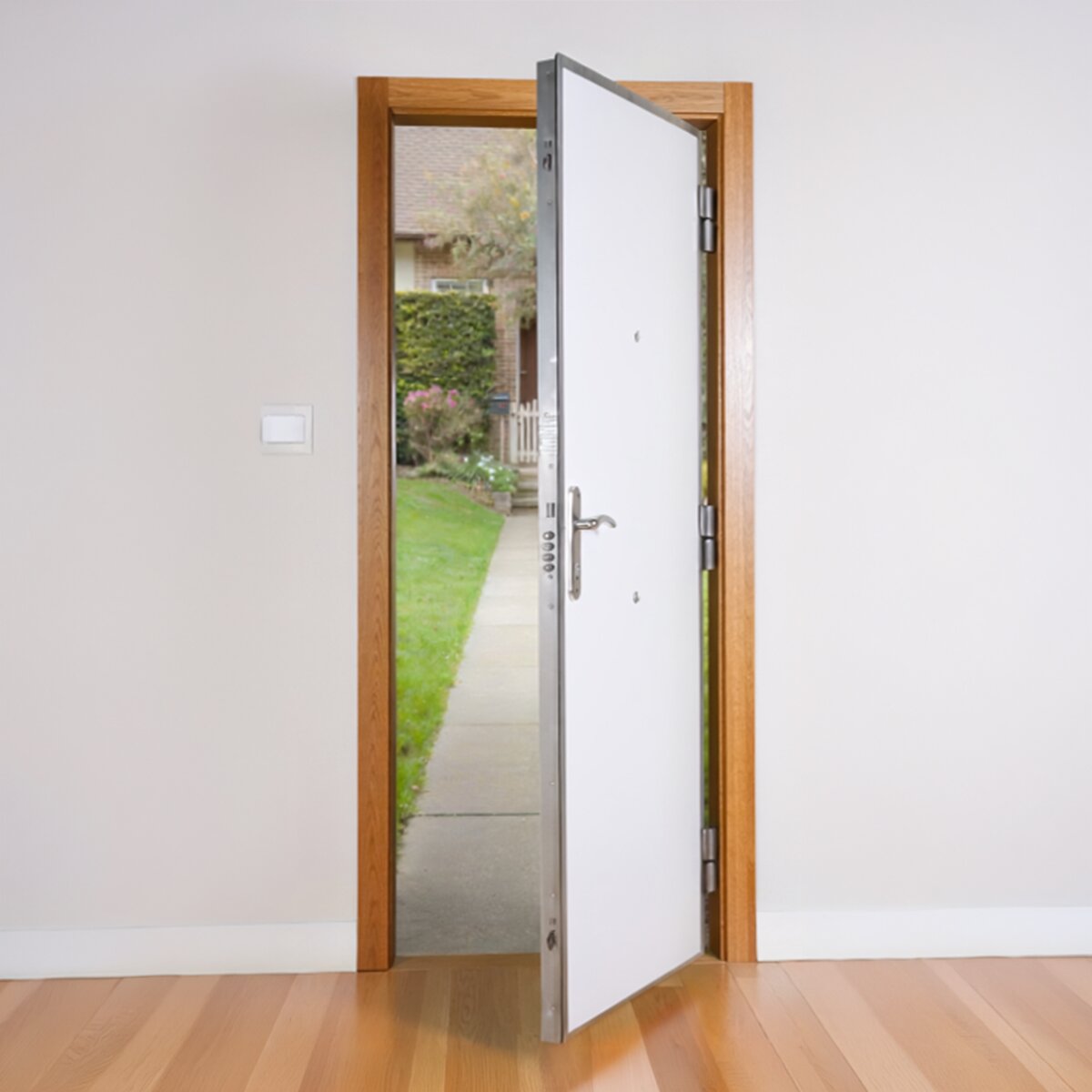 Imagen 0 de Puerta Acorazada Premium Tesa Roble/Blanco
