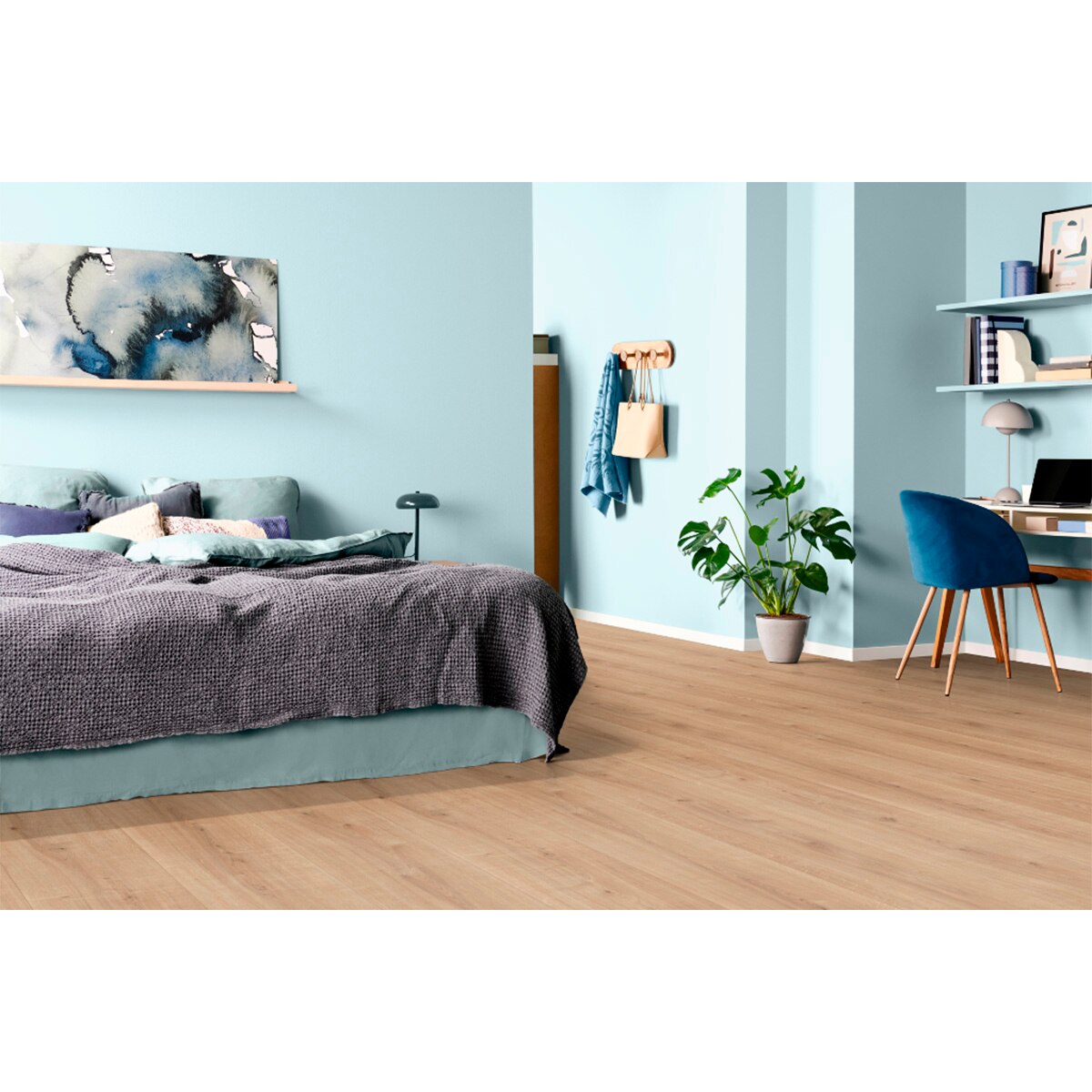 Suelo Laminado NatureSense Kingsize 8/32 Roble Ortega EL2093 2,53 m² Roble Ortega-3
