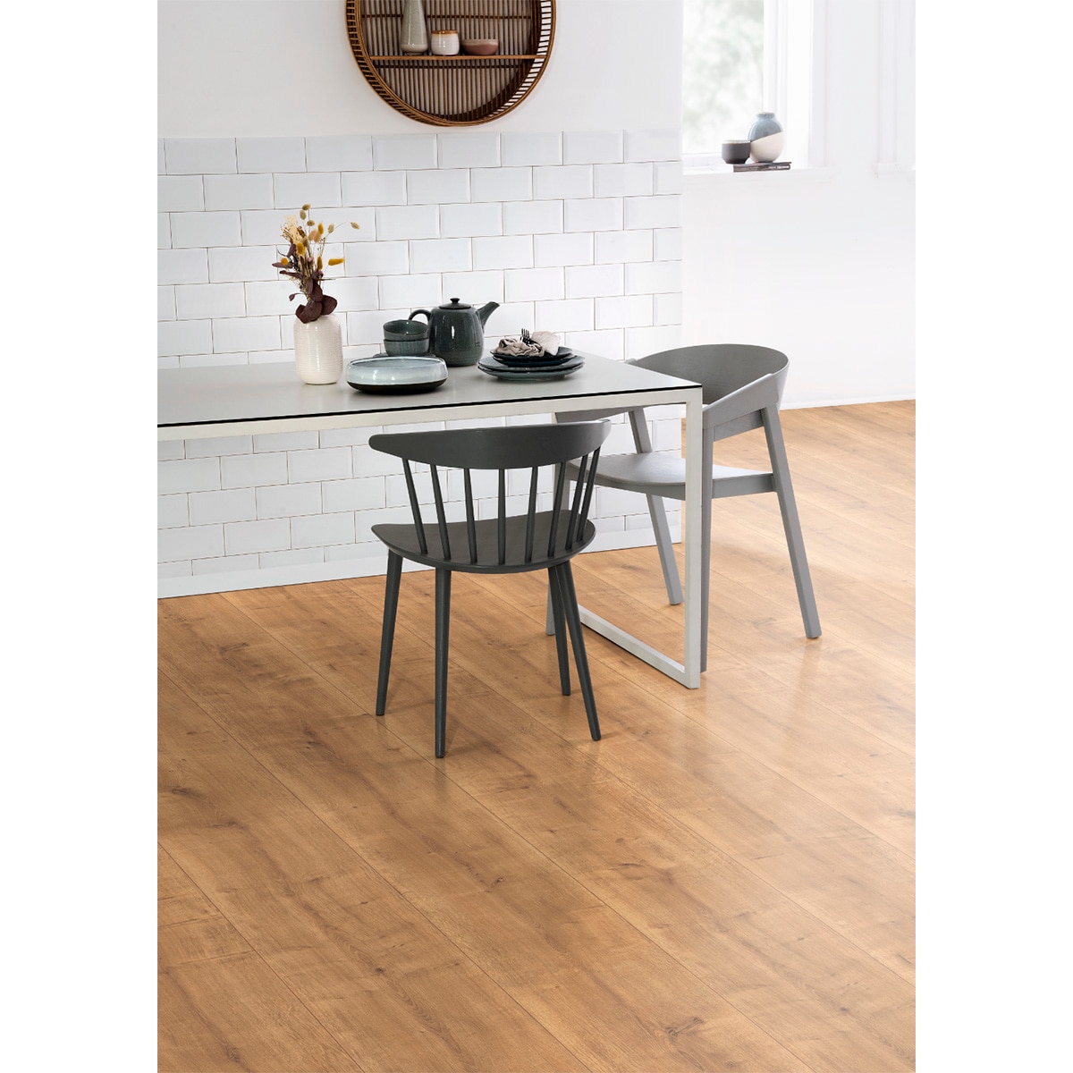 Suelo Laminado NatureSense Kingsize 8/32 Roble Hamilton EL2733 2,53 m² Roble Hamilton-3