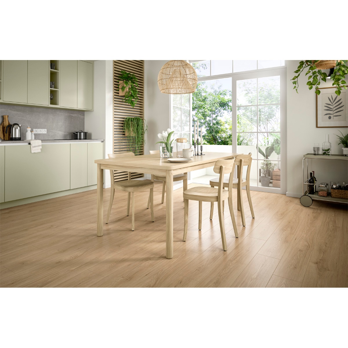 Suelo Laminado Classic Aquaclic 8/33 Fresno Avio EL2242 1,99 m² Fresno Avio-3
