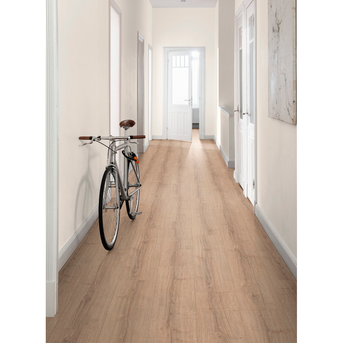 Suelo Laminado Large Aquaclic 8/32 Roble Sherman Marrón EL2043 2,54 m² Roble Sherman Marrón-3