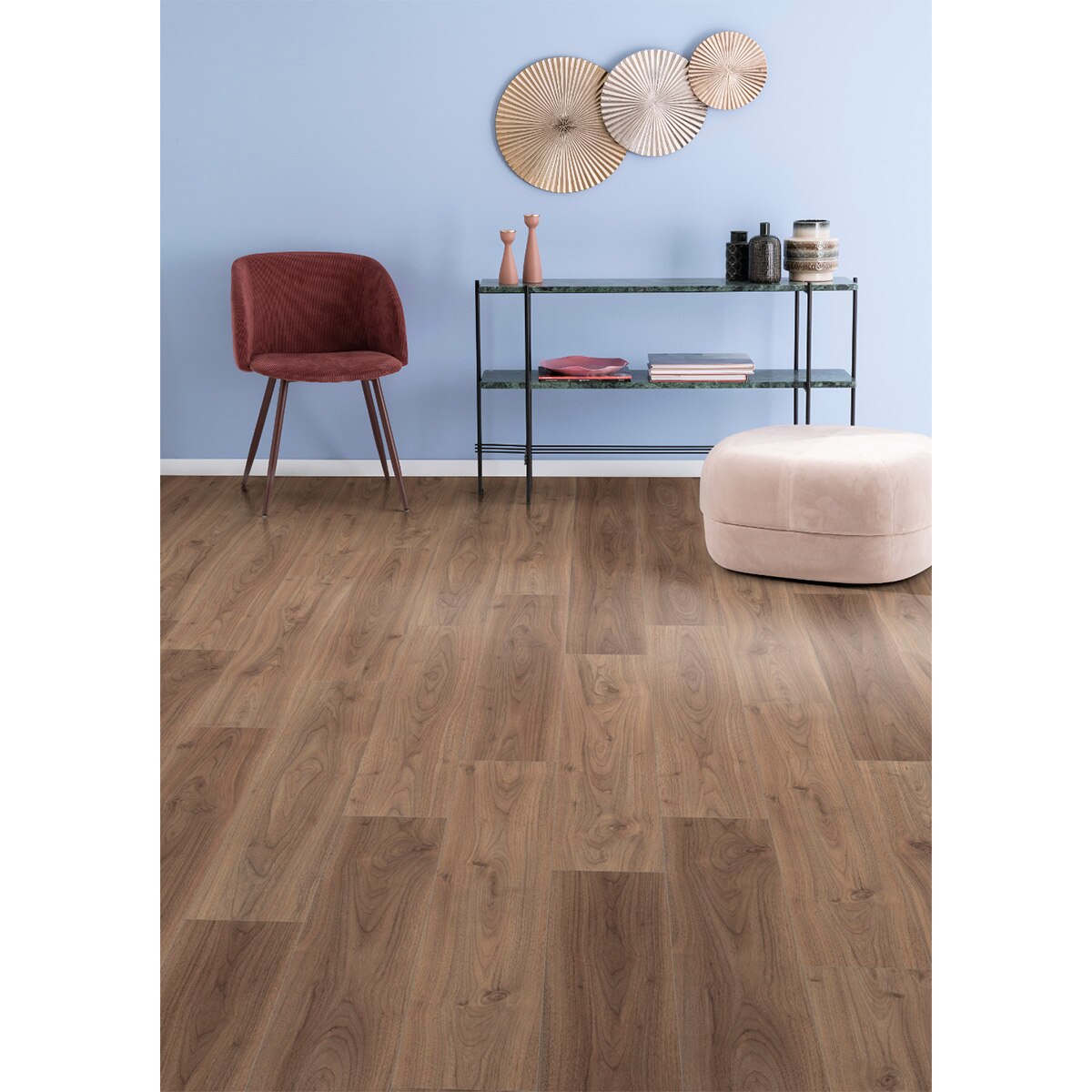 Suelo Laminado Classic Aquaclic 8/32 Nogal Langley Claro EL2070 1,99 m² Nogal Langley Claro-3