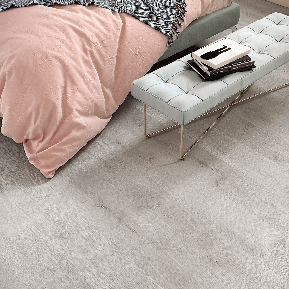 Finfloor Original ECO AC5/33 Roble Titanio sin bisel Gris-7