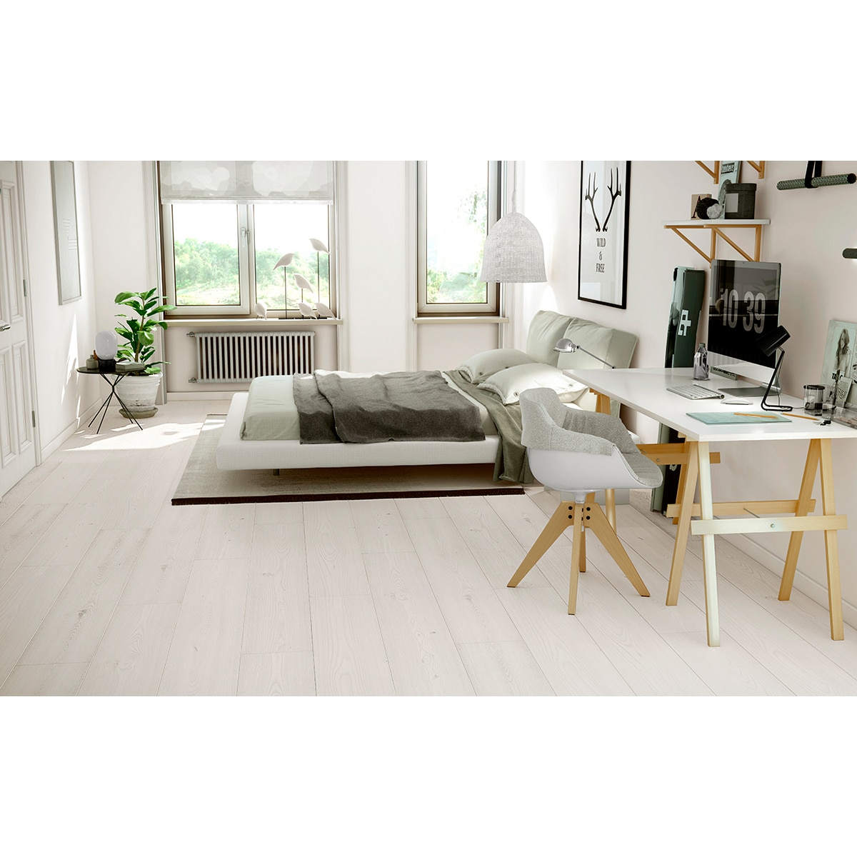 Finfloor Durable Supreme AC6/33 Fresno Tango Santorini Blanco-6