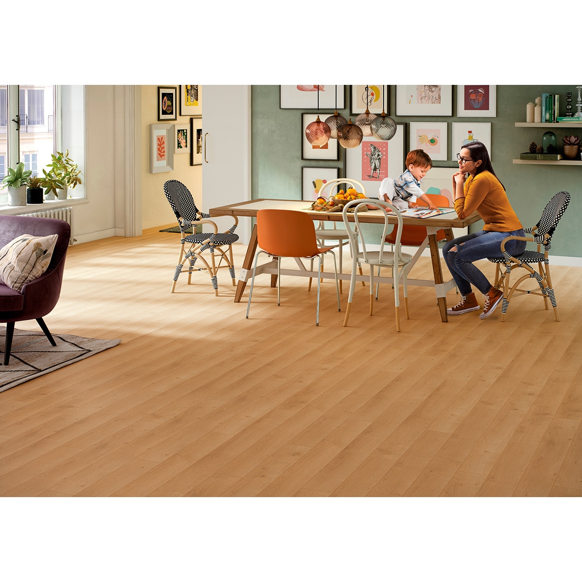 Finfloor Durable Supreme AC6/33 Roble Selena Dorado Roble Selena Dorado-7