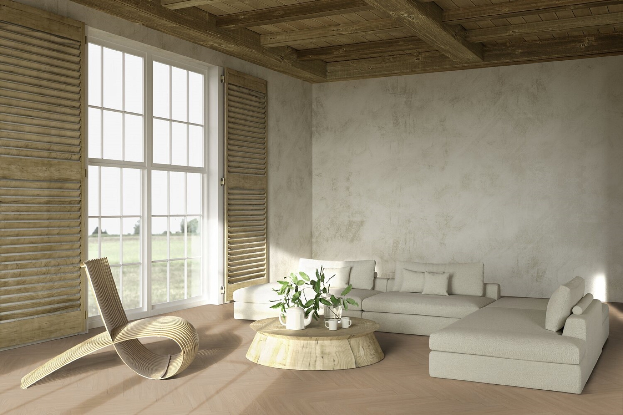 Suelo Vinílico Click Virtuo 125 x 750 mm - 1,5 m² Blomma Natural-5